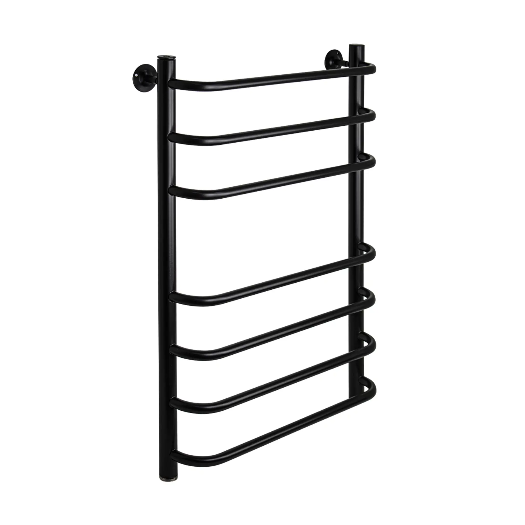 Изображение товара Полотенцесушитель водяной лестница Санакс Кс5080ч 50x80 см 1/2" нержавеющая сталь цвет черный