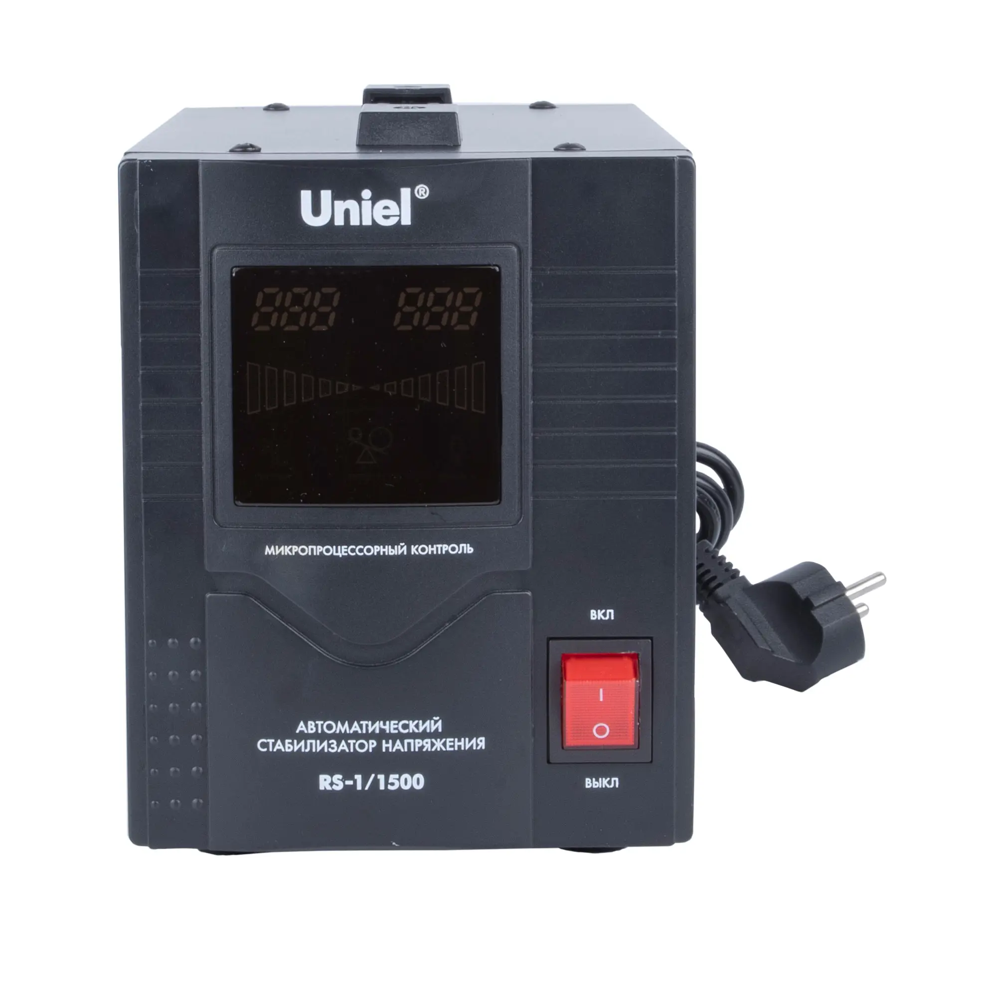 Изображение товара Стабилизатор напряжения Uniel RS-1/1500 однофазный 1500 ВА 140-260В
