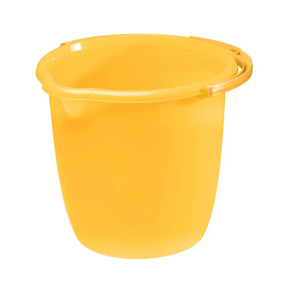 Изображение товара Ведро круглое Бытпласт 8 л полипропилен цвет желтый