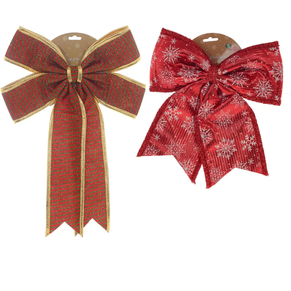 Изображение товара Елочная игрушка Бант 754239 42 см x 30 см красный