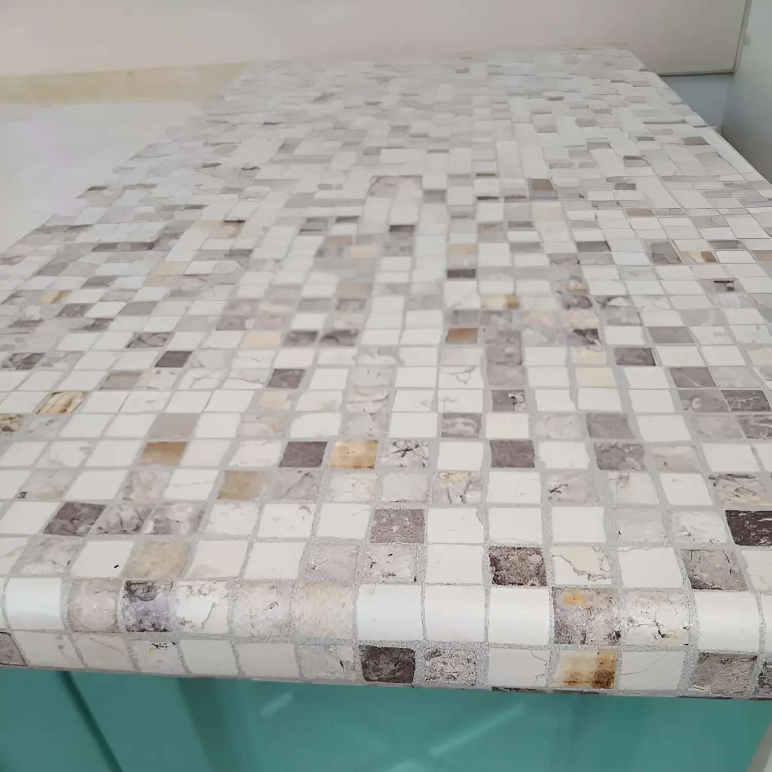 Изображение товара Столешница Нева Мозаика 60x60x2.6 см ЛДСП цвет белый