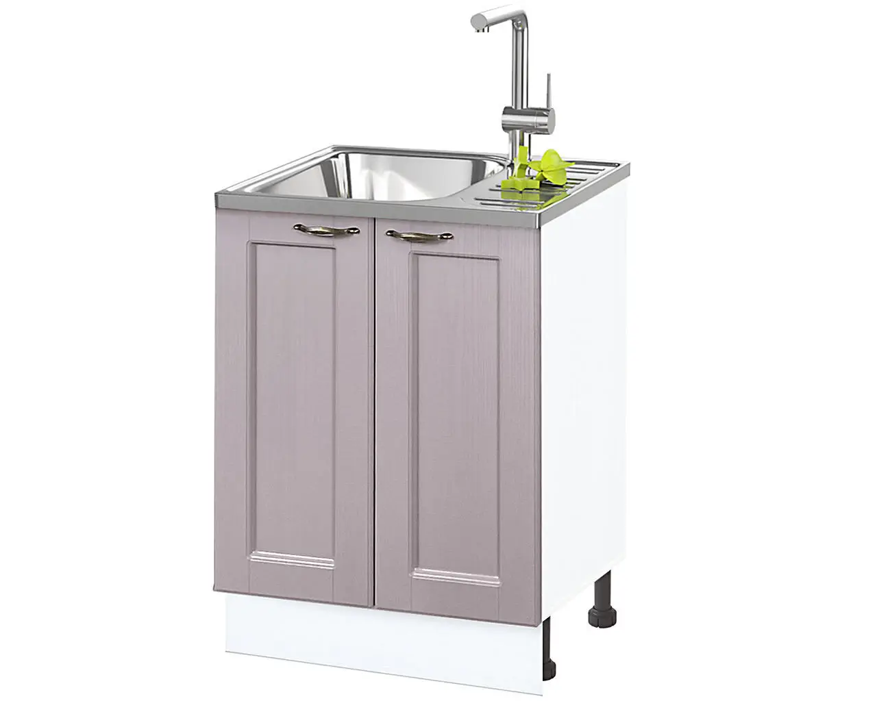 Изображение товара Напольный шкаф Нева 60x82x50 см фасад МДФ цвет лаванда