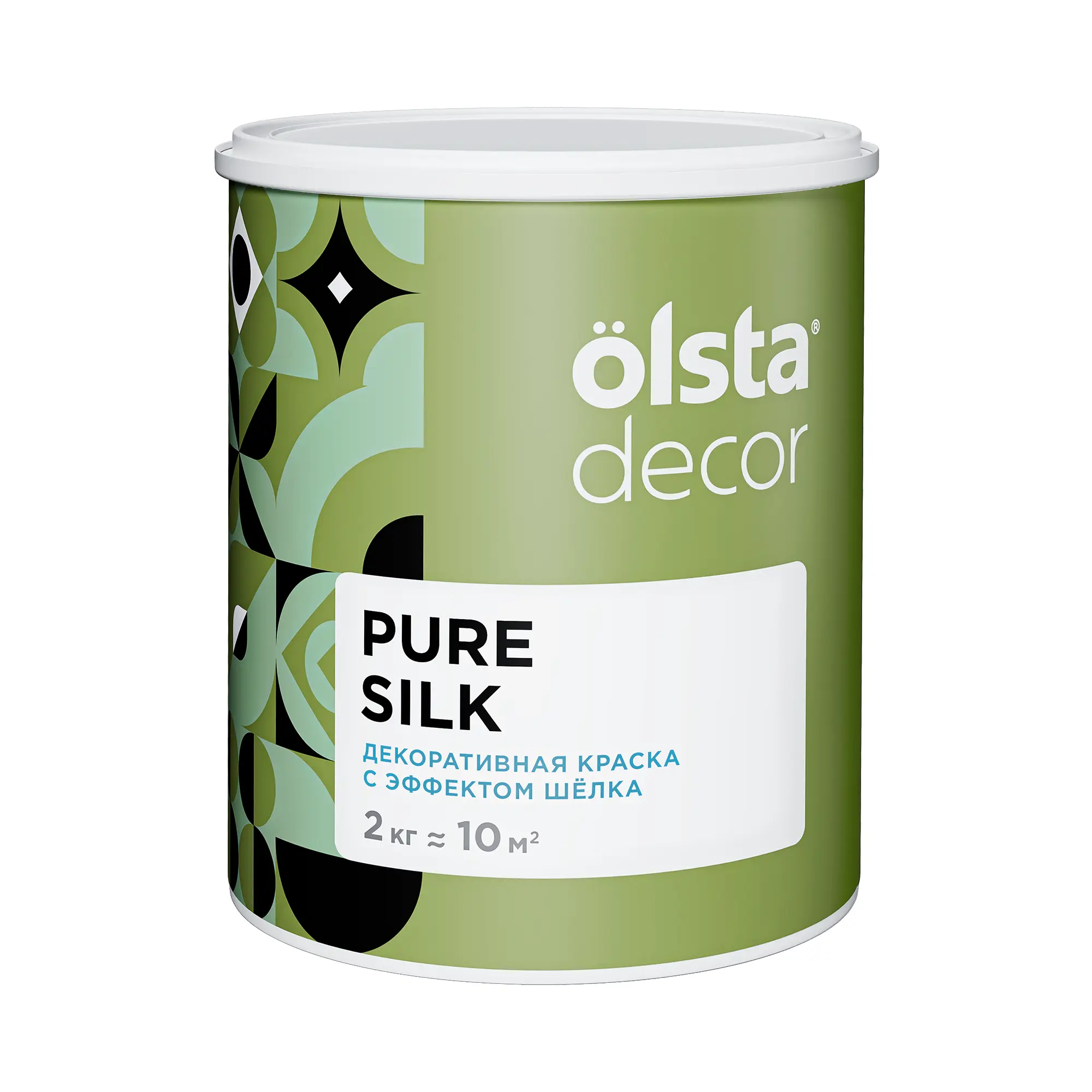 Изображение товара Краска для стен Olsta Decor Pure Silk эффект шёлка 2 кг розовая полуглянцевая