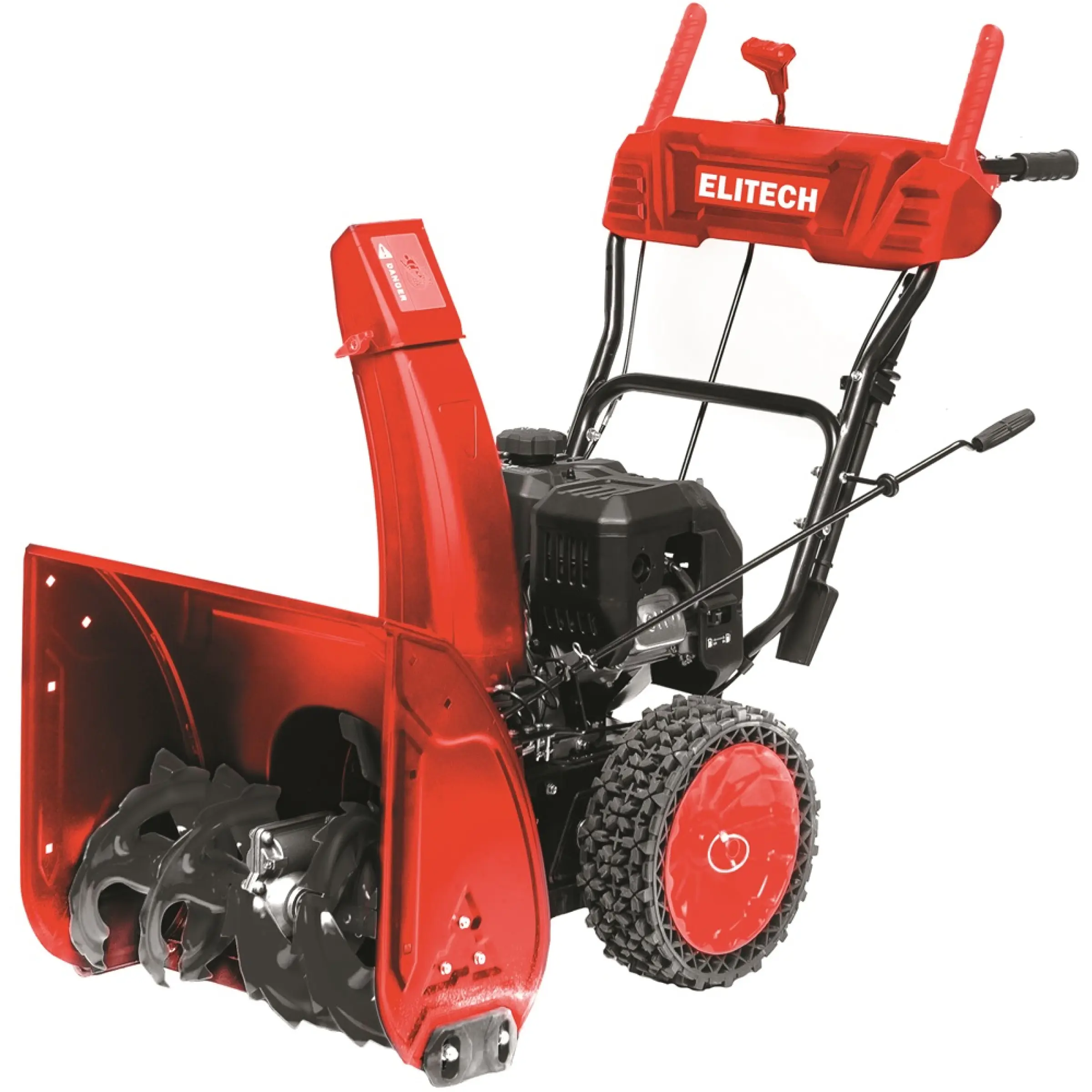 Изображение товара Бензиновый снегоуборщик Elitech СМ 0761С 61 см 5.5 л.с. мощный, самоходный, для зимней уборки снега