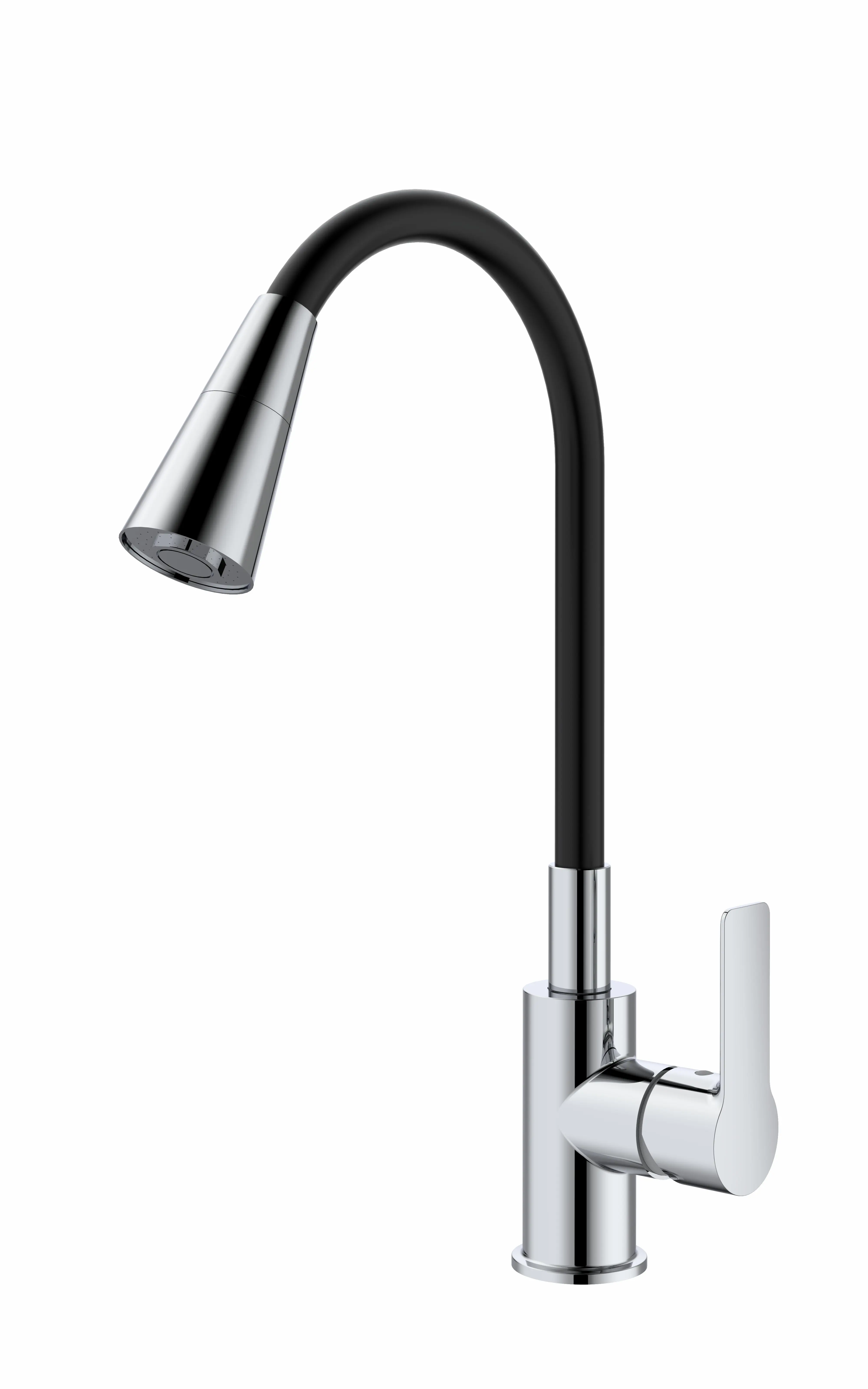 Изображение товара Смеситель для кухни S06 Splenka 25.70 см цвет хром/черный