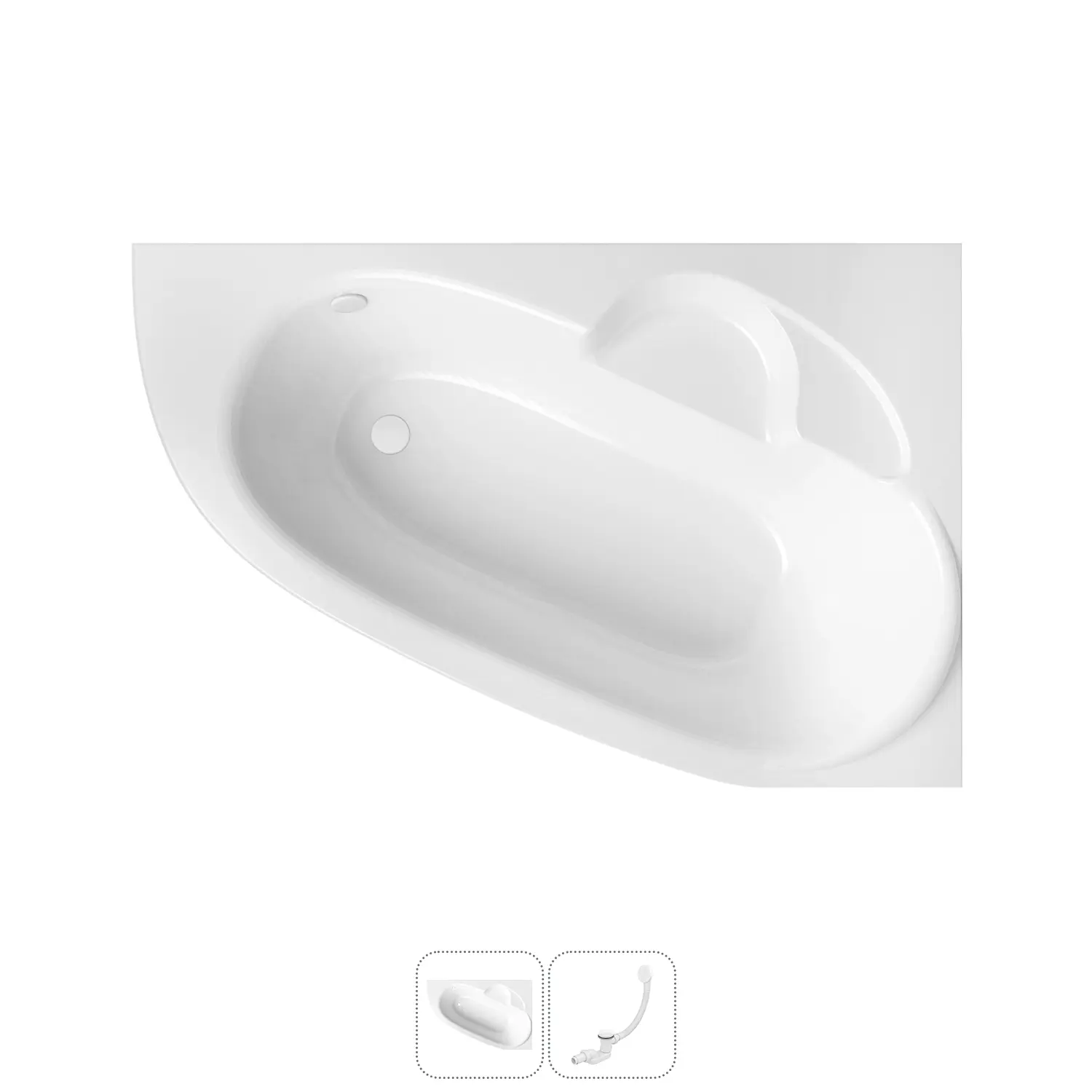 Изображение товара Ванна Lavinia boho 202010804 акрил 150x100см правая