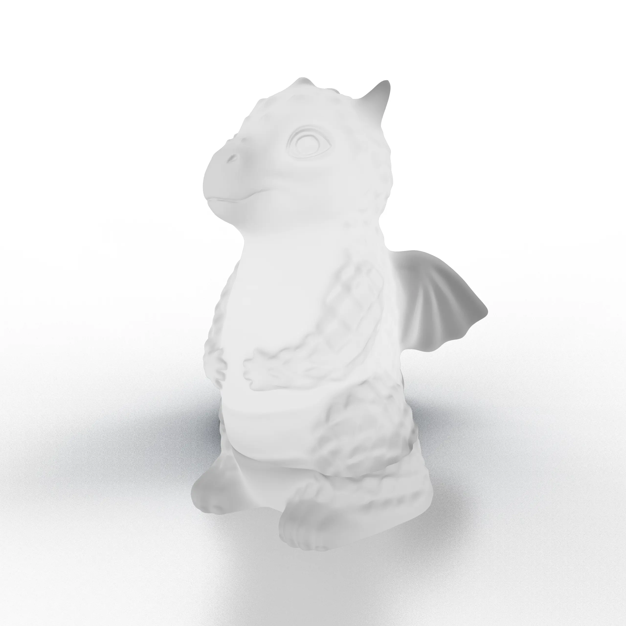 Изображение товара Светящаяся электрическая фигура Дракон универсальная Berkano 2 ламп h 110 см белый