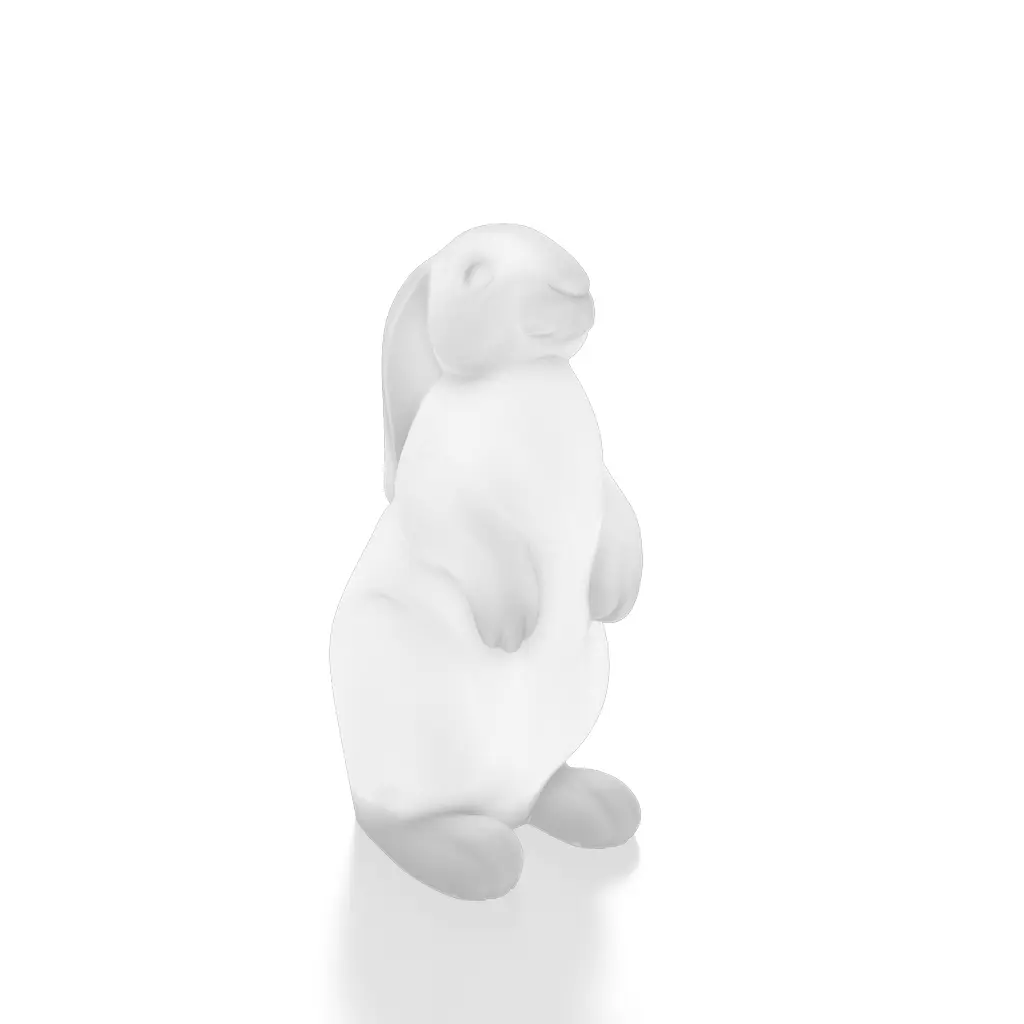 Изображение товара Светящаяся электрическая фигура Заяц универсальная Berkano 1 лампа h 108 см белый