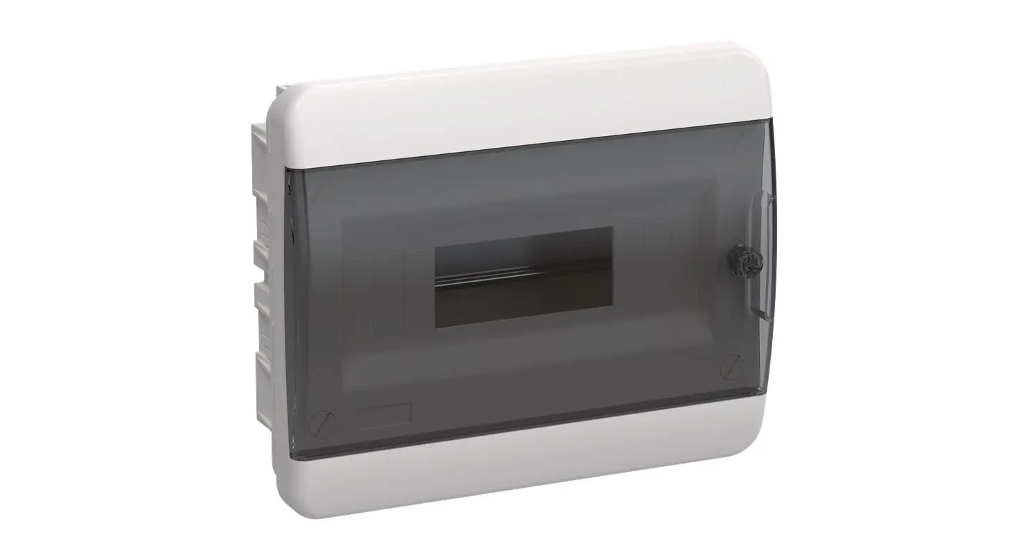 Изображение товара Щит распределительный встраиваемый IEK ЩРВ-П-12 12 модулей IP41 пластик цвет черный