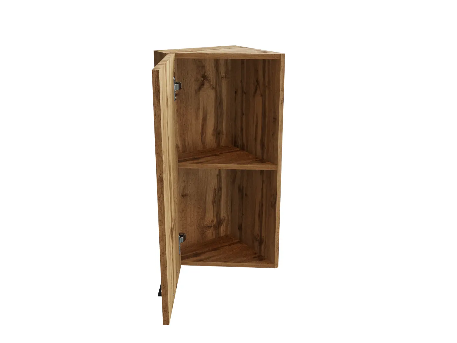 Изображение товара Навесной шкаф торцевой 30x71.60x31.80 см фасад дуб вотан ЛДСП каркас дуб вотан ЛДСП Сурская Мебель