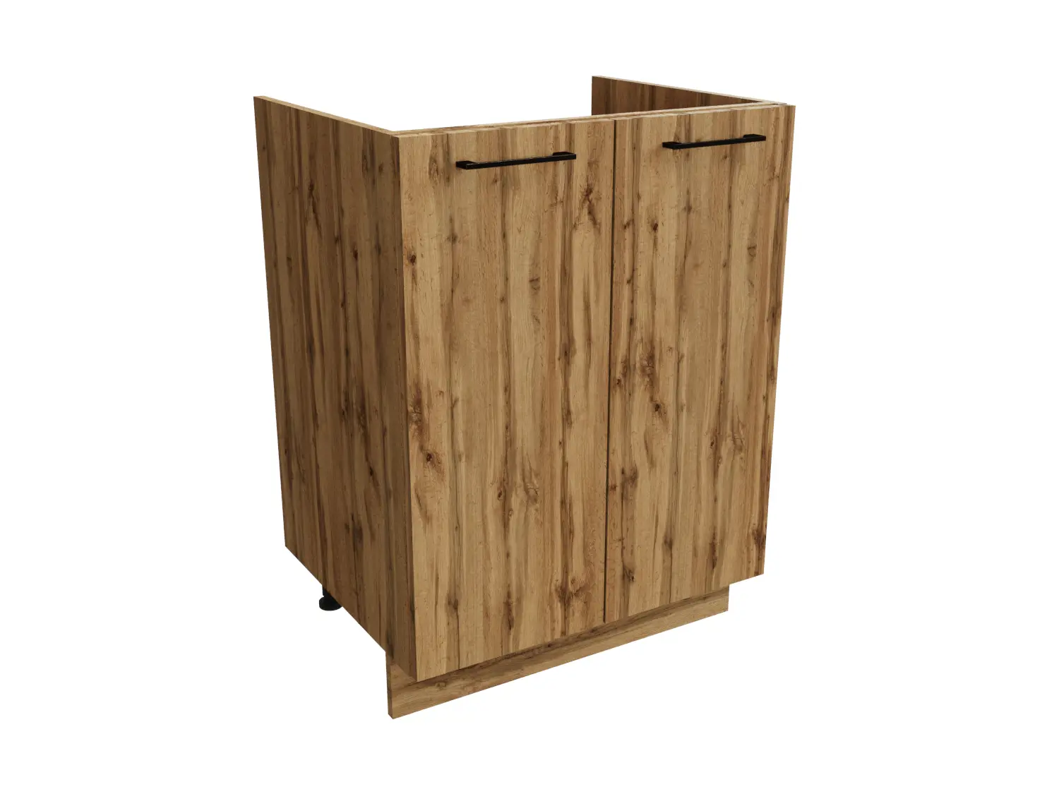 Изображение товара Напольный шкаф 60x81.60x47.40 см фасад дуб вотан ЛДСП каркас дуб вотан ЛДСП Сурская Мебель