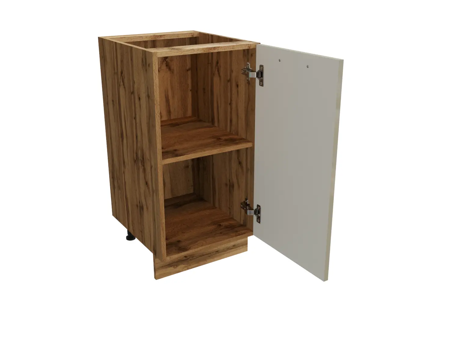 Изображение товара Напольный шкаф 40x81.60x47.80 см фасад капучино МДФ каркас дуб вотан ЛДСП Сурская Мебель