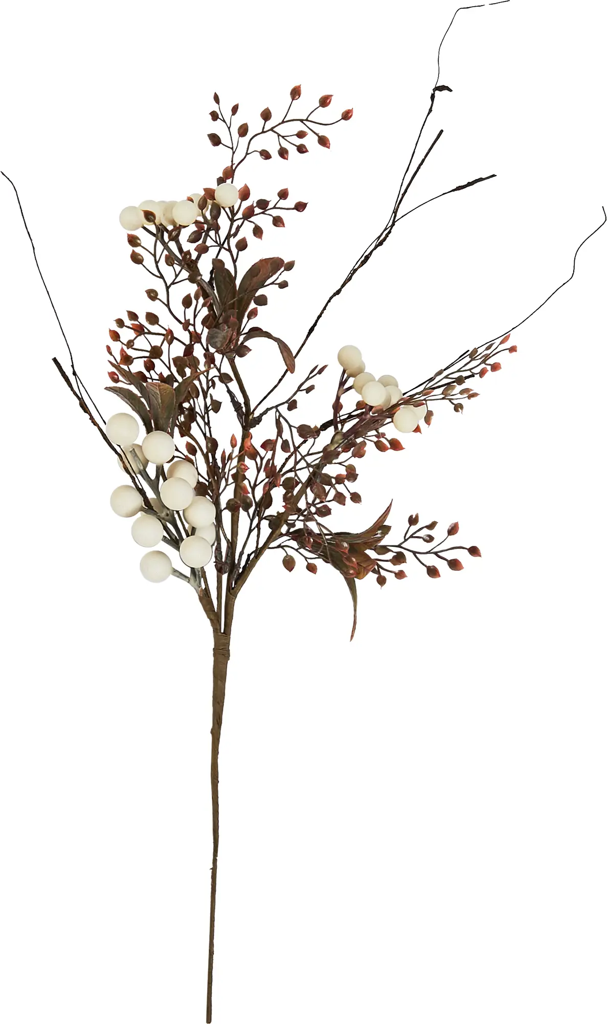 Изображение товара Новогоднее украшение Изделие декоративное Ветка 54x22 см цвет розово-бежевый