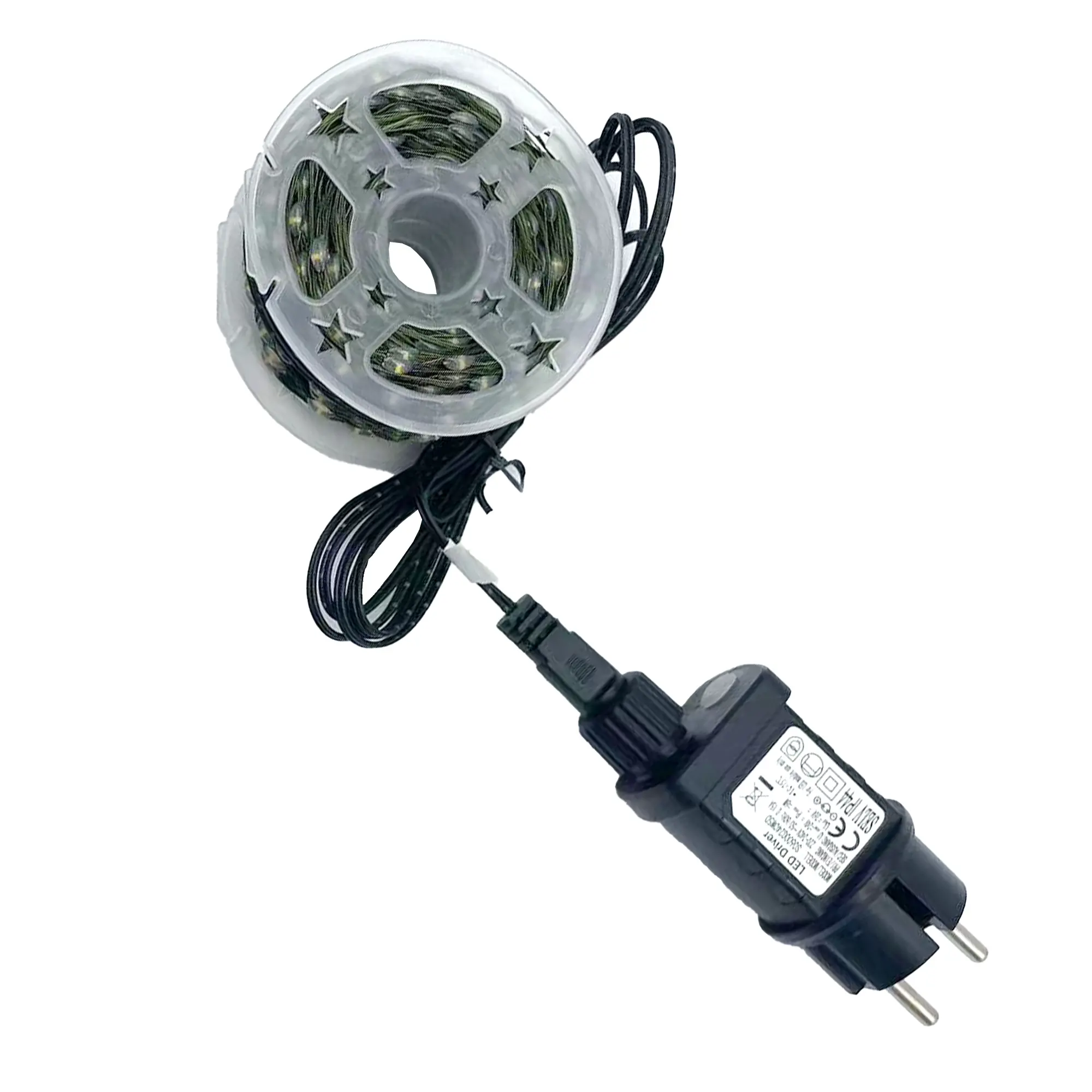 Изображение товара Электрогирлянда наружная/комнатная Роса 50 м 1000 ламп холодный белый свет 8 режимов