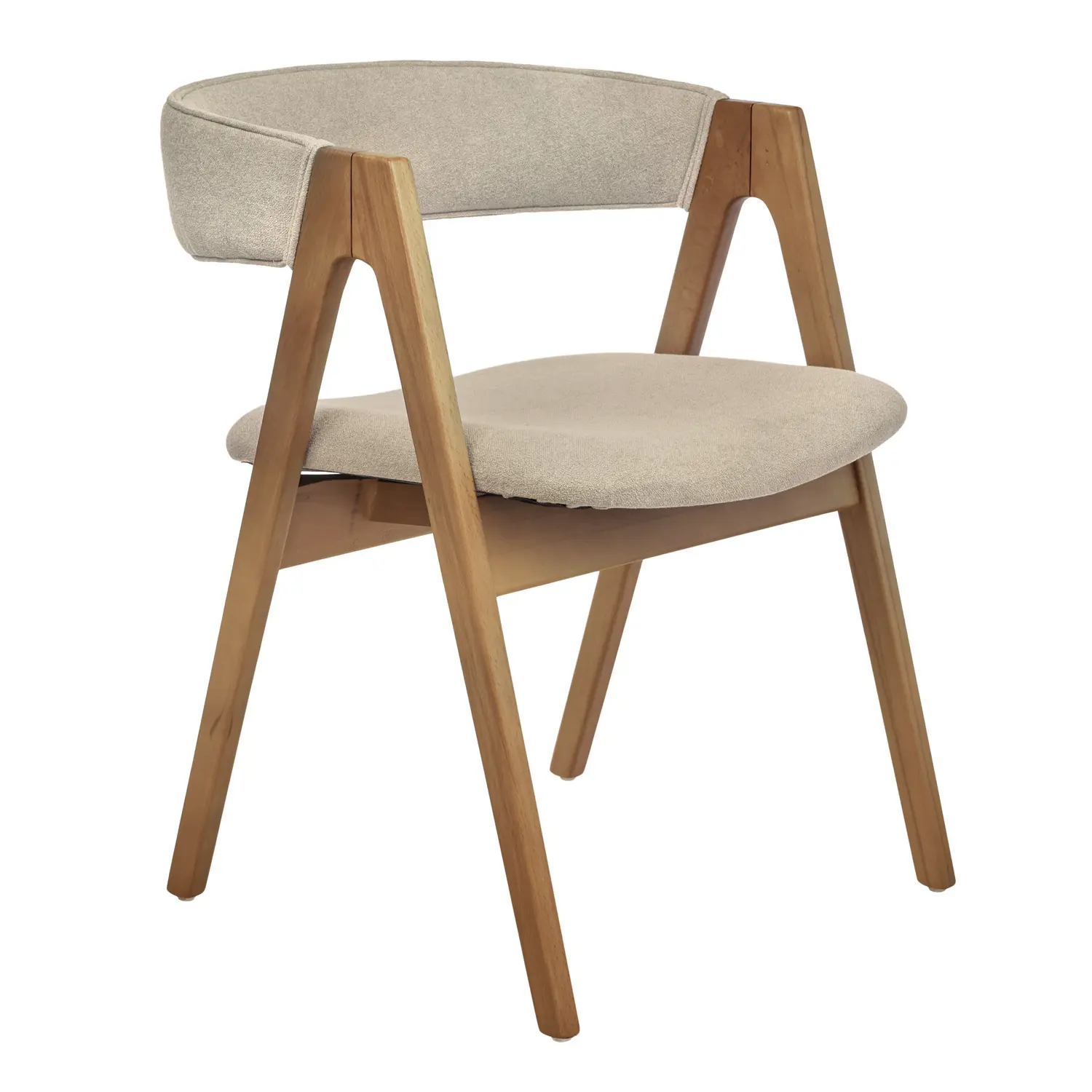 Изображение товара Стул Bradex Alan 51х70х51 см текстиль орех латте современный стиль