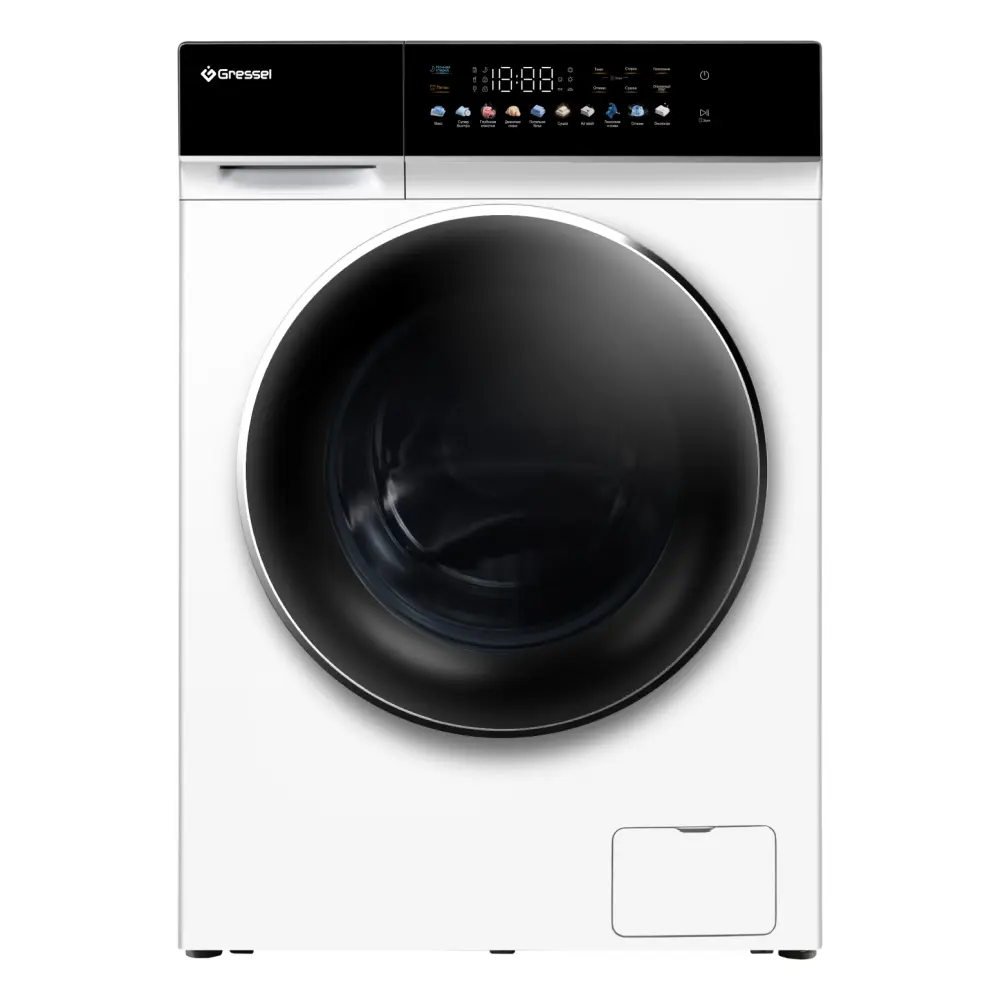 Изображение товара Стиральная машина Gressel Uws603 с сушкой 10.5 кг, 14 программ, сенсорный дисплей