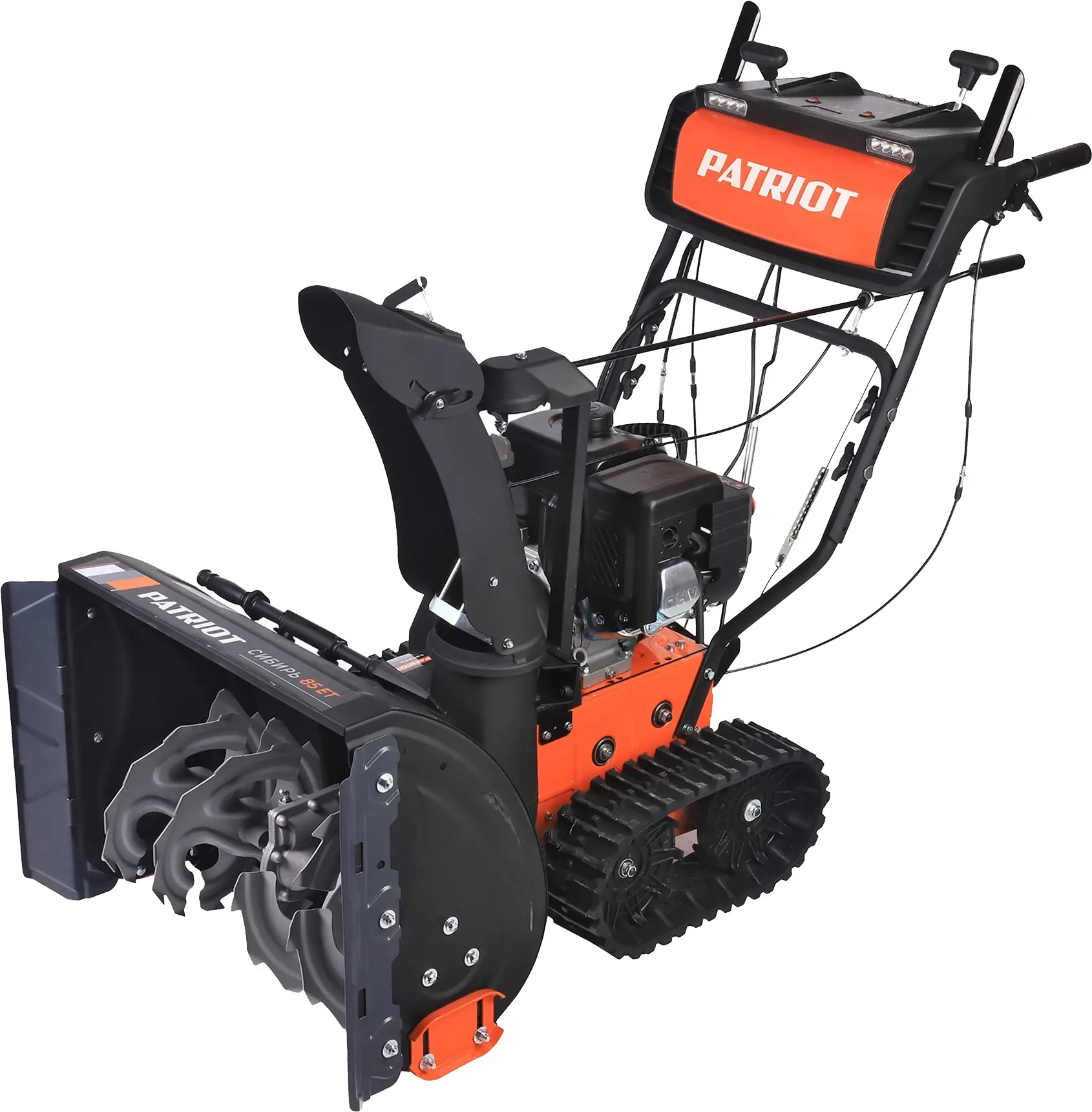 Изображение товара Бензиновый снегоуборщик PATRIOT 85ЕТ 71 см 7 л.с. с гусеницами электростартером