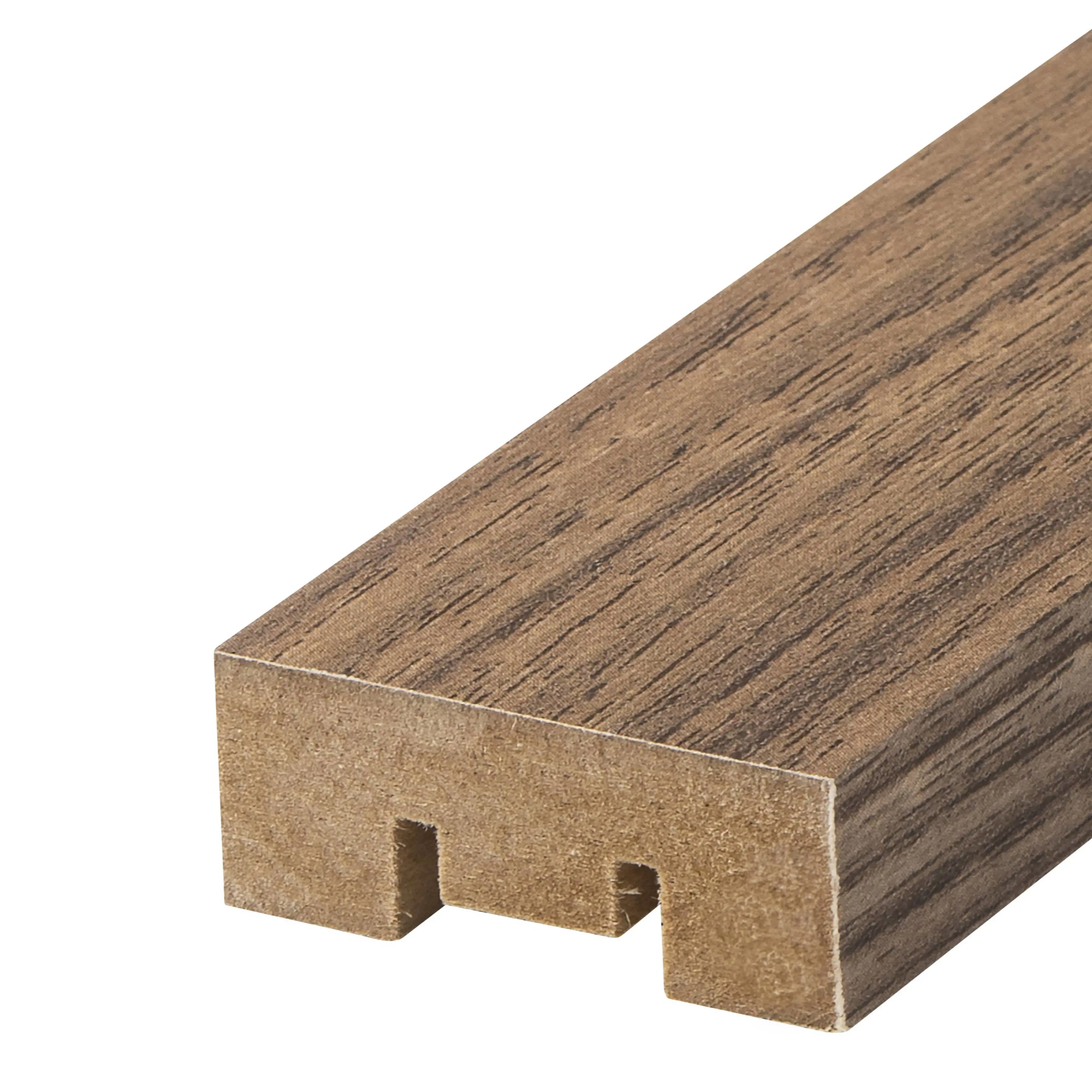 Изображение товара Рейка МДФ 2700x50x16 мм цвет грецкий орех отделочный материал для внутренней отделки