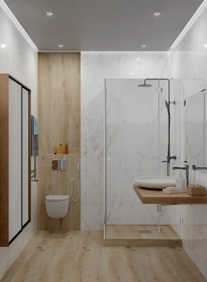 Изображение товара Керамогранит Absolut Gres Statuario Metrix 60x120 см белый серый для пола и стен