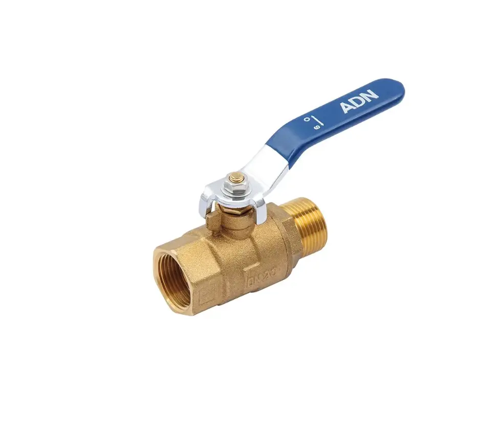 Изображение товара Кран шаровой прямой ADN 561H6605B DN20 PN50 3/4" латунь ручка рычаг