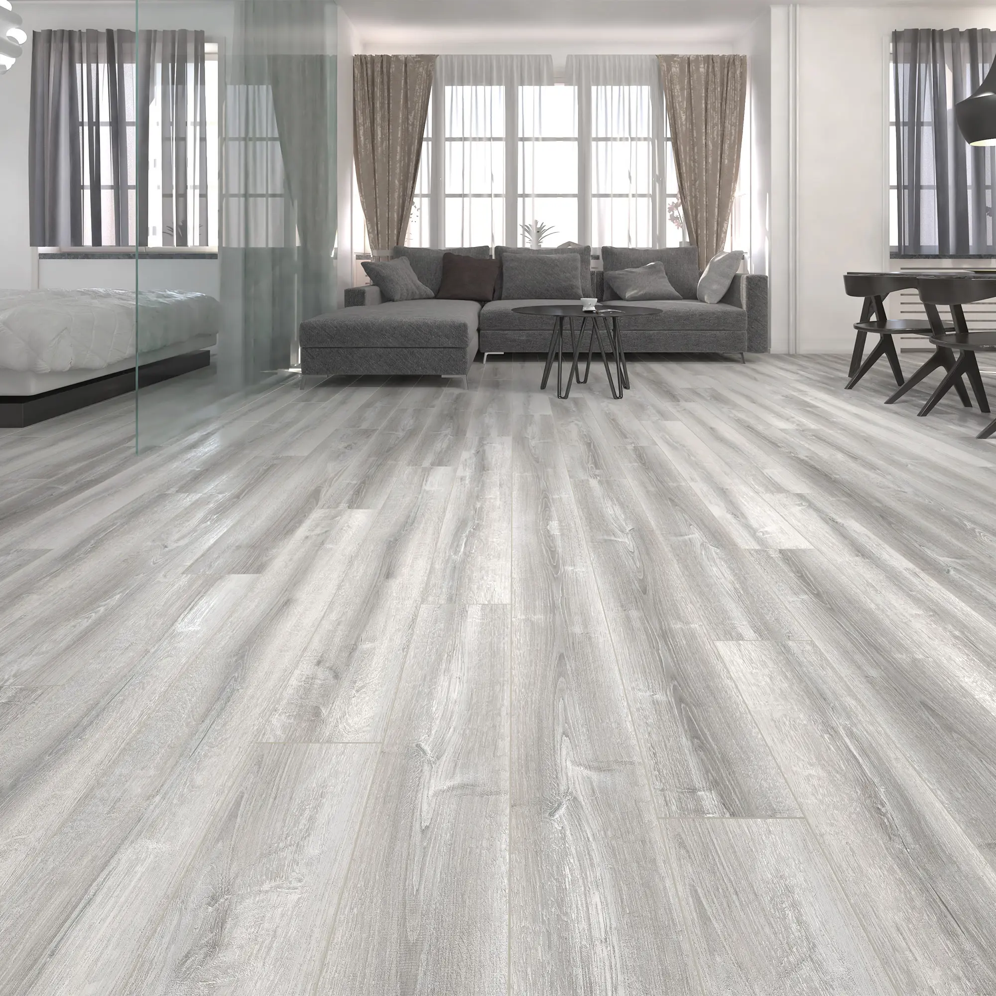 Изображение товара Ламинат Дуб Фабиан 33 класс 8 мм с фаской 2.131 м² Россия