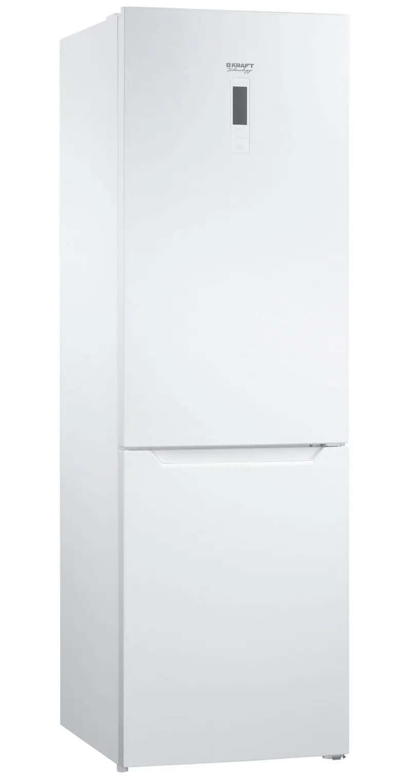 Изображение товара Отдельностоящий Холодильник двухкамерный Kraft TNC-NF501W 60x193.5 см цвет белый