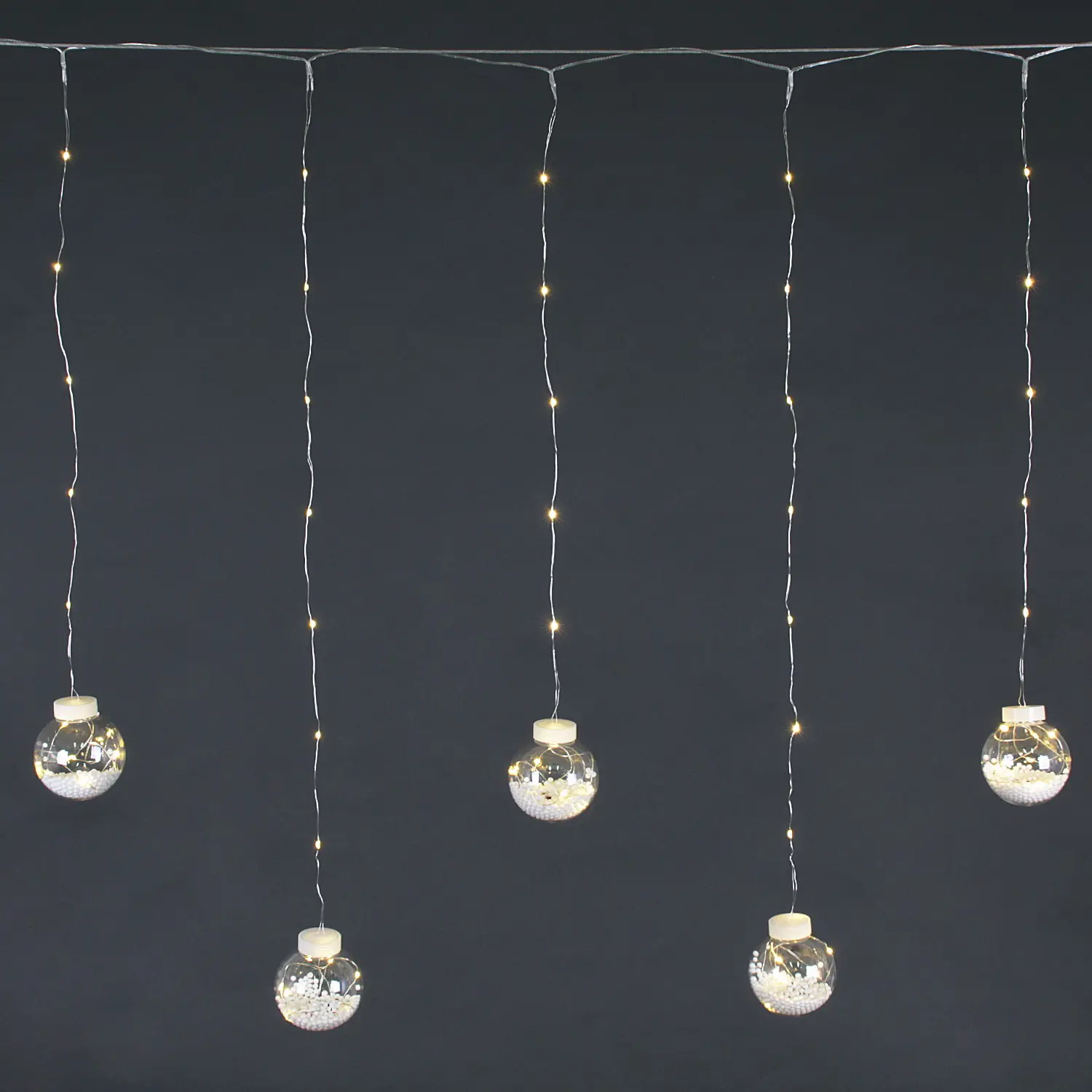 Изображение товара Электрогирлянда универсальная Sneha a-941 ww бахрома 27x27 м 10 ламп 1 режим работы