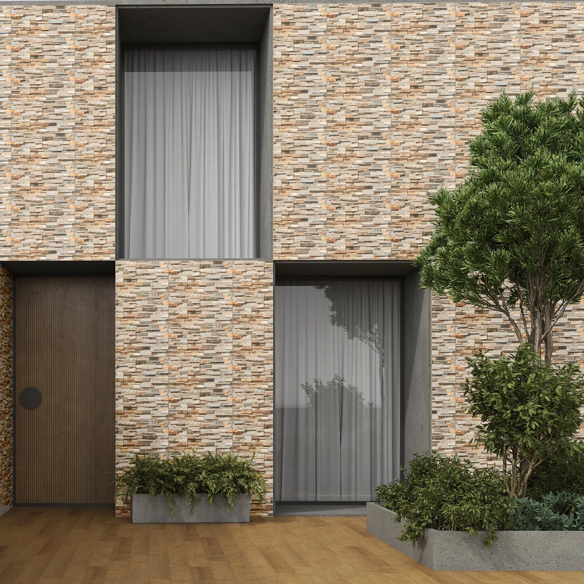 Изображение товара Глазурованный керамогранит Concor Slate Rock Beige 30x60 см для стен и пола