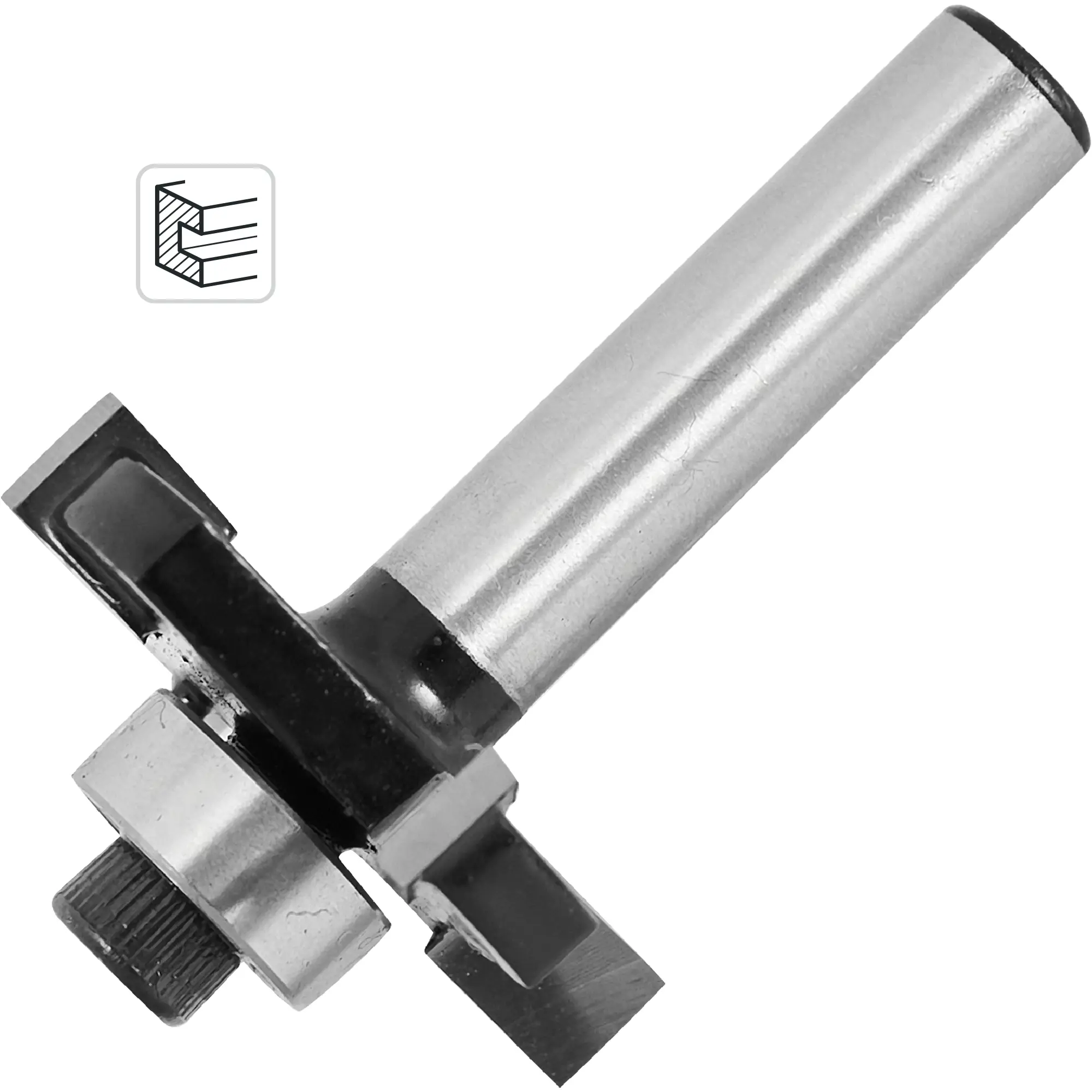 Изображение товара Фреза по дереву кромочная фальцевая 1410503 32x6 мм хвостовик 8 мм