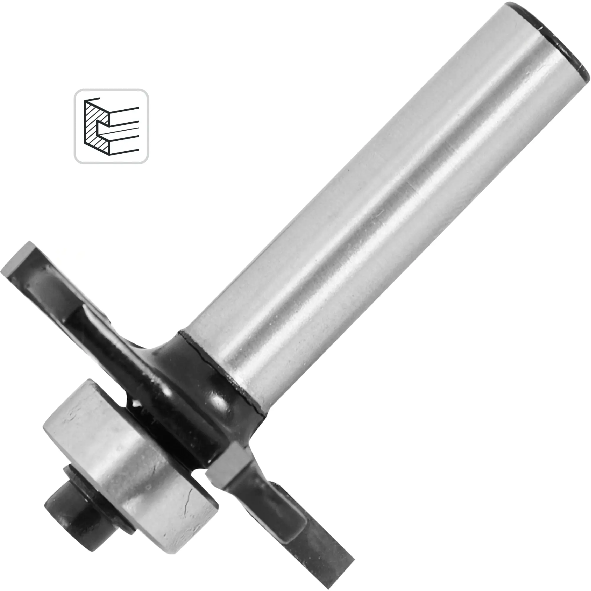 Изображение товара Фреза по дереву кромочная фальцевая 32x3 мм хвостовик 8 мм для обработки краев