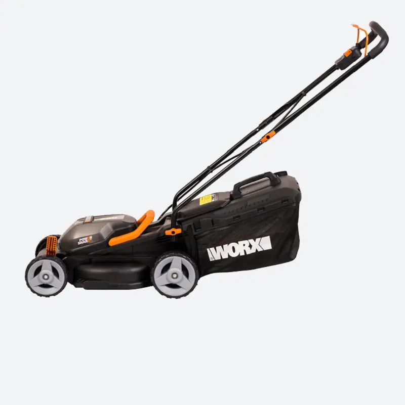Изображение товара Газонокосилка аккумуляторная бесщёточная Worx Wg779e.1 40 В 34 см 2x4 Ач АКБ и ЗУ в комплекте