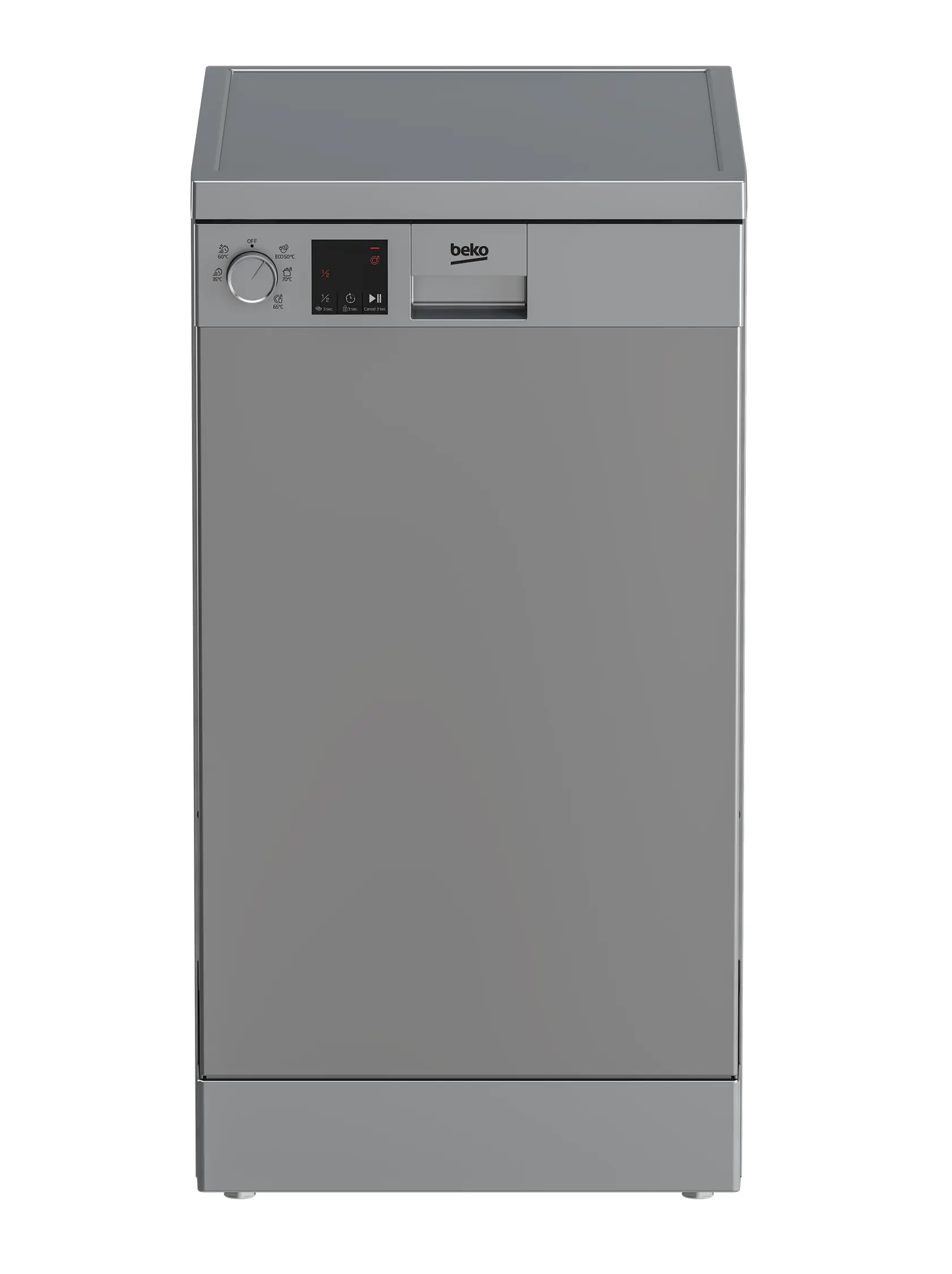 Изображение товара Отдельностоящая посудомоечная машина Beko 7656308335 44.8 см 5 программ цвет серебристый