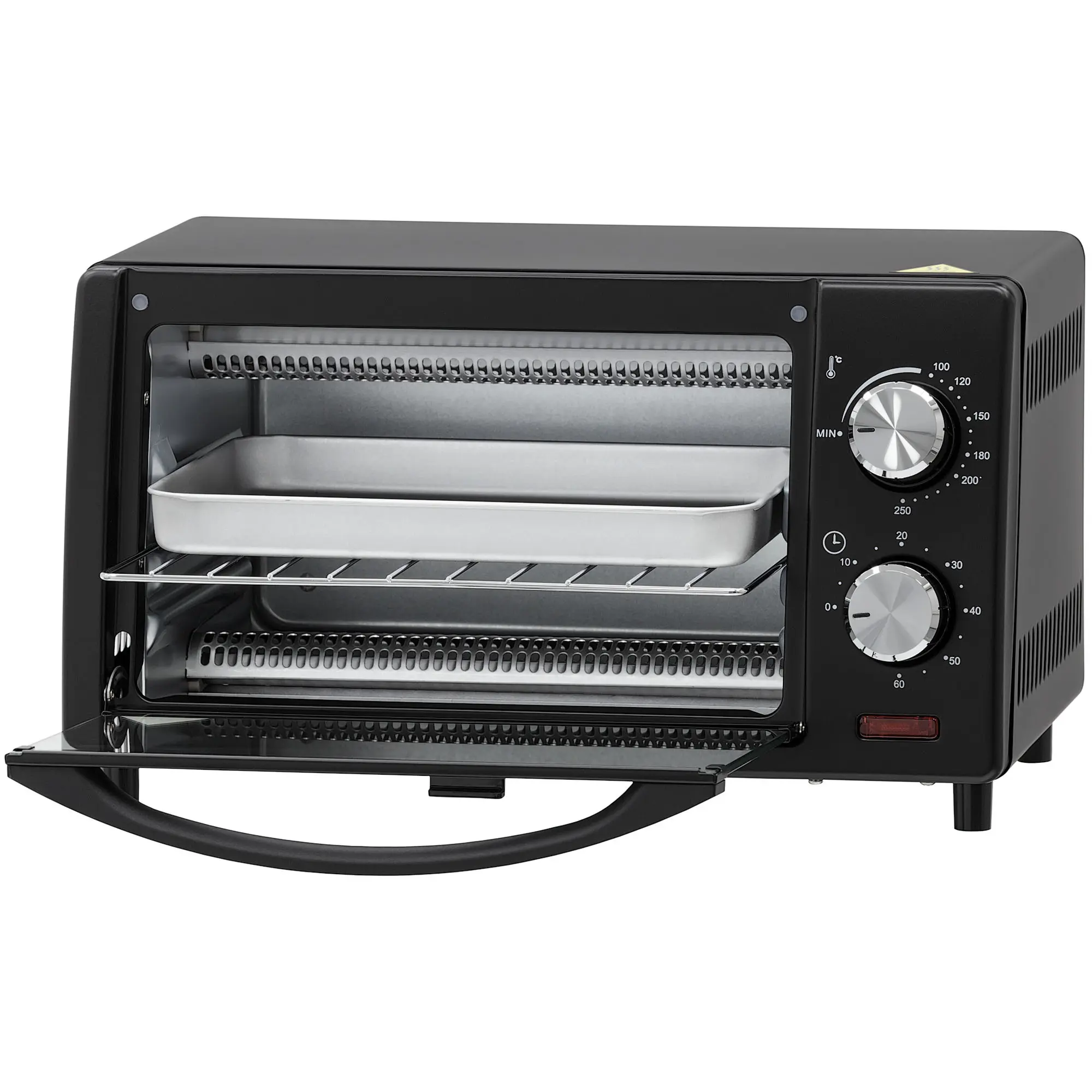 Изображение товара Электропечь 800 Вт Krona OFEN 10 BL 37x21.3x25 см цвет черный