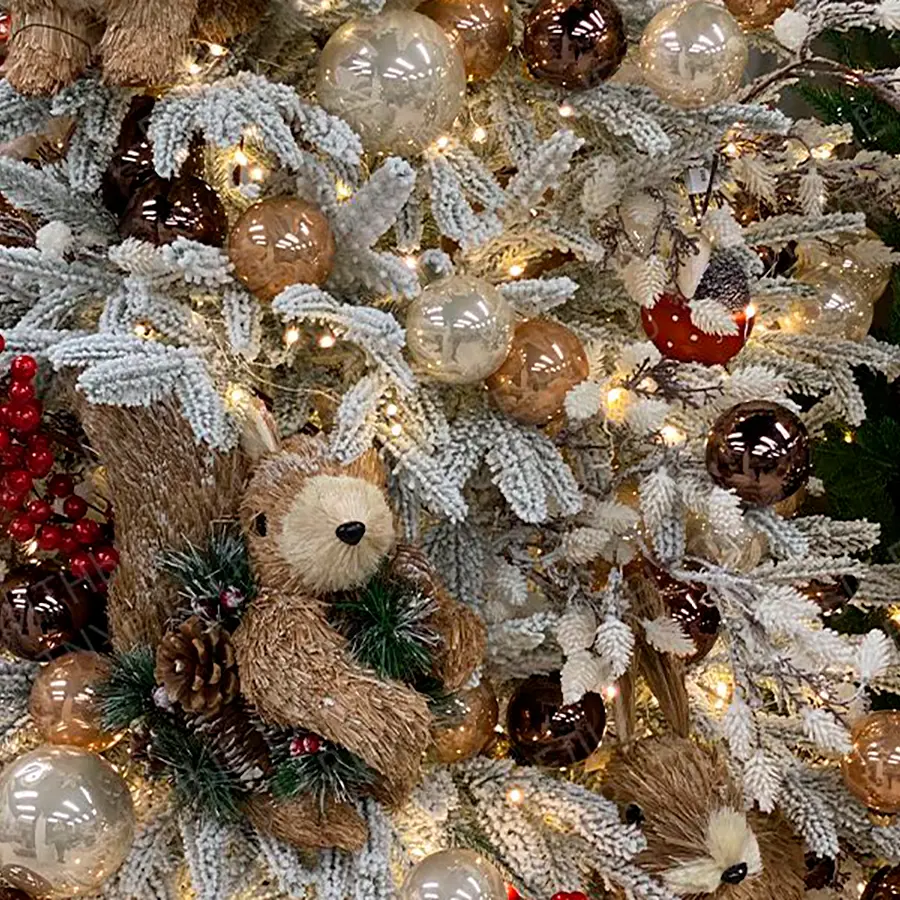 Изображение товара Ель новогодняя искусственная Max christmas Семирамида заснеженная 180 см