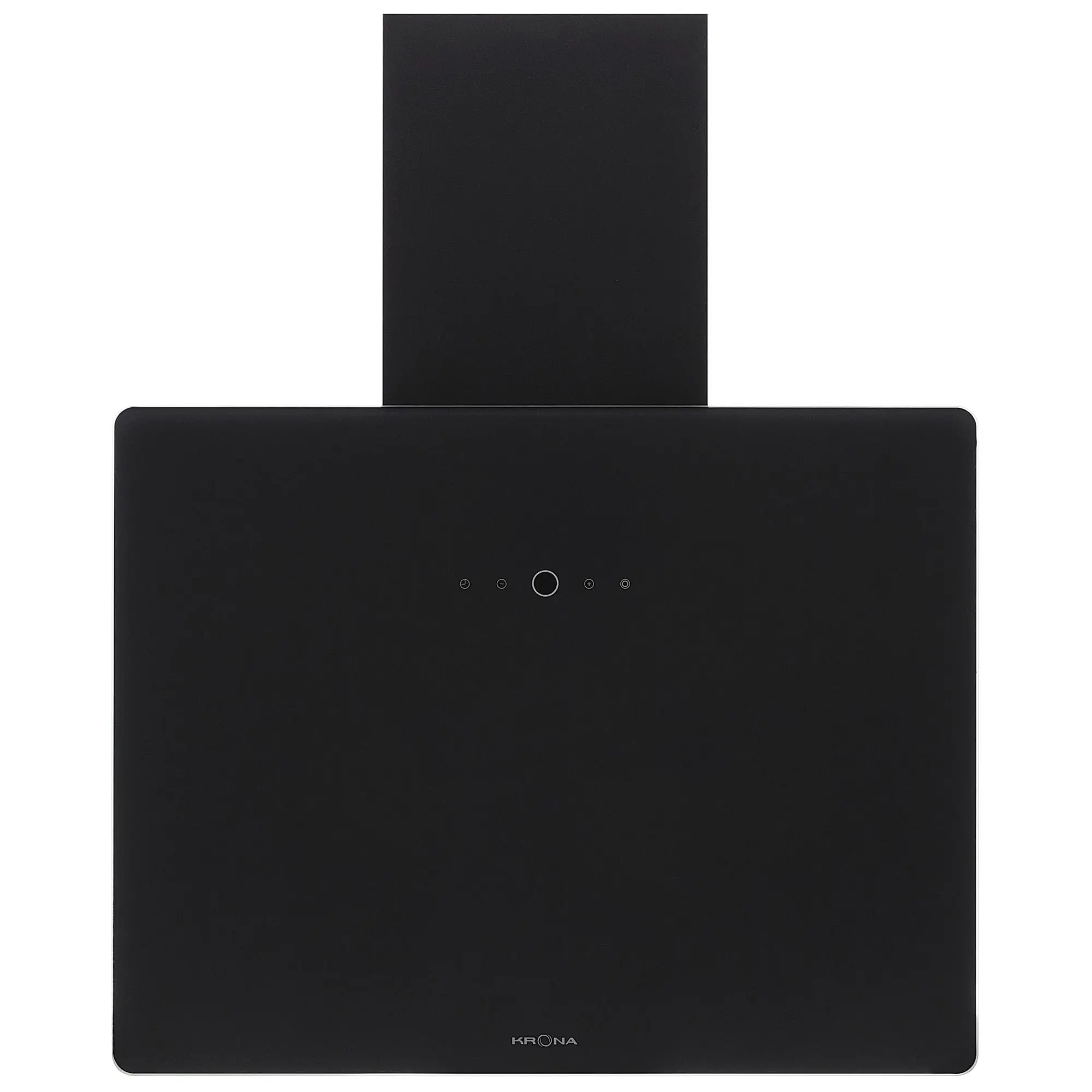 Изображение товара Наклонная вытяжка Krona Aura 53.8 см черная инверторный двигатель сенсорное управление