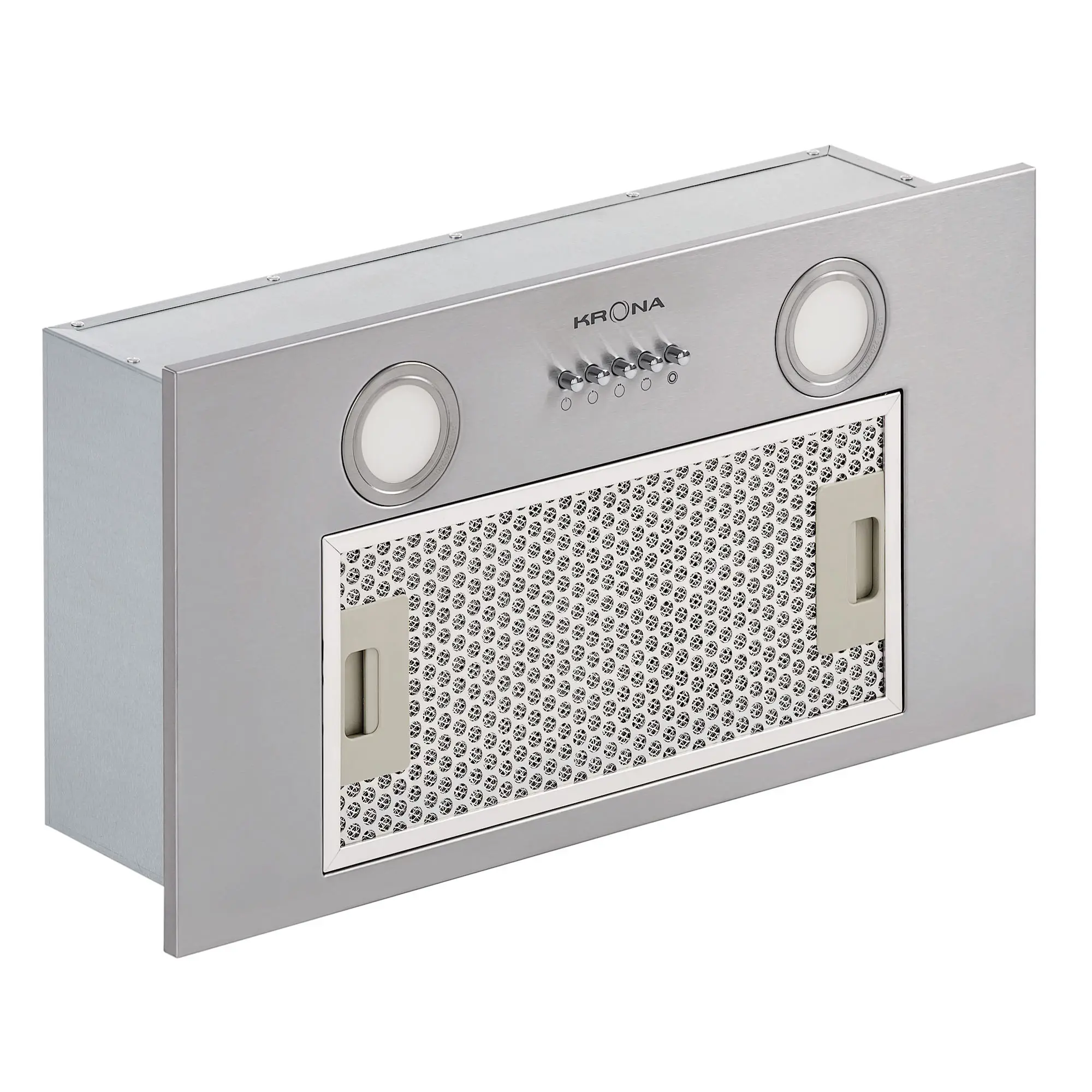 Изображение товара Встраиваемая вытяжка KRONA SELINA 600 inox PB нержавеющая сталь 52 см