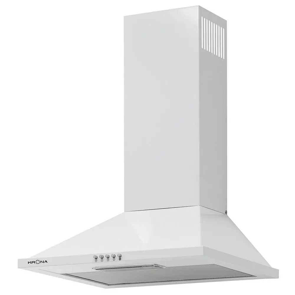 Изображение товара Купольная вытяжка Krona Bella PB 50 см белый с кнопочным управлением