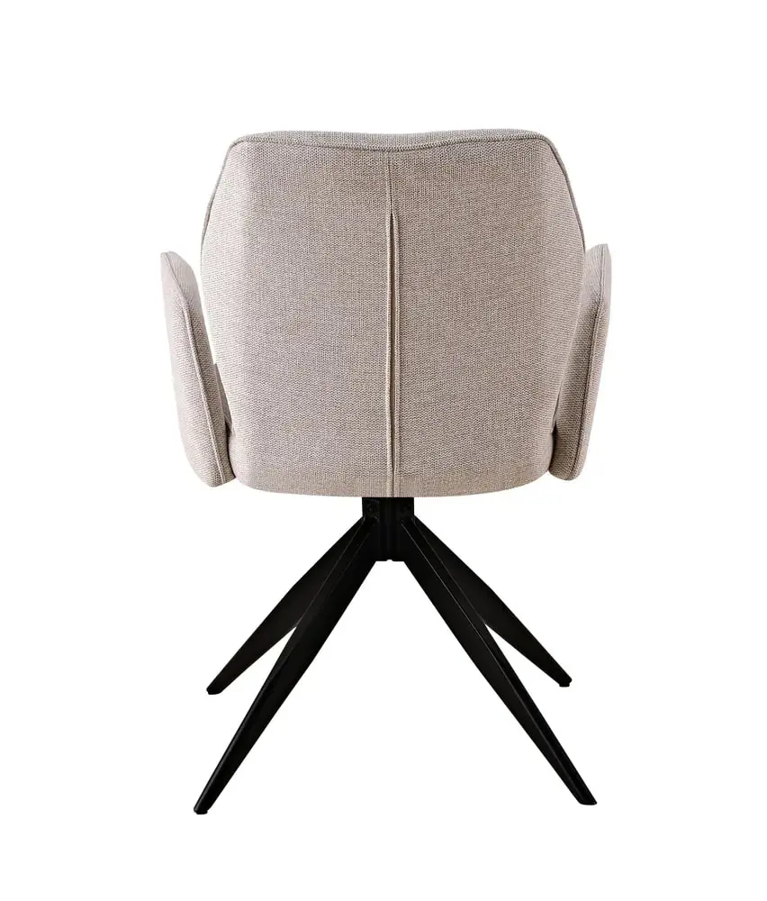 Изображение товара Кухонный стул Стул груп Helm вращающийся 46.5x86x61 см рогожка цвет бежевый