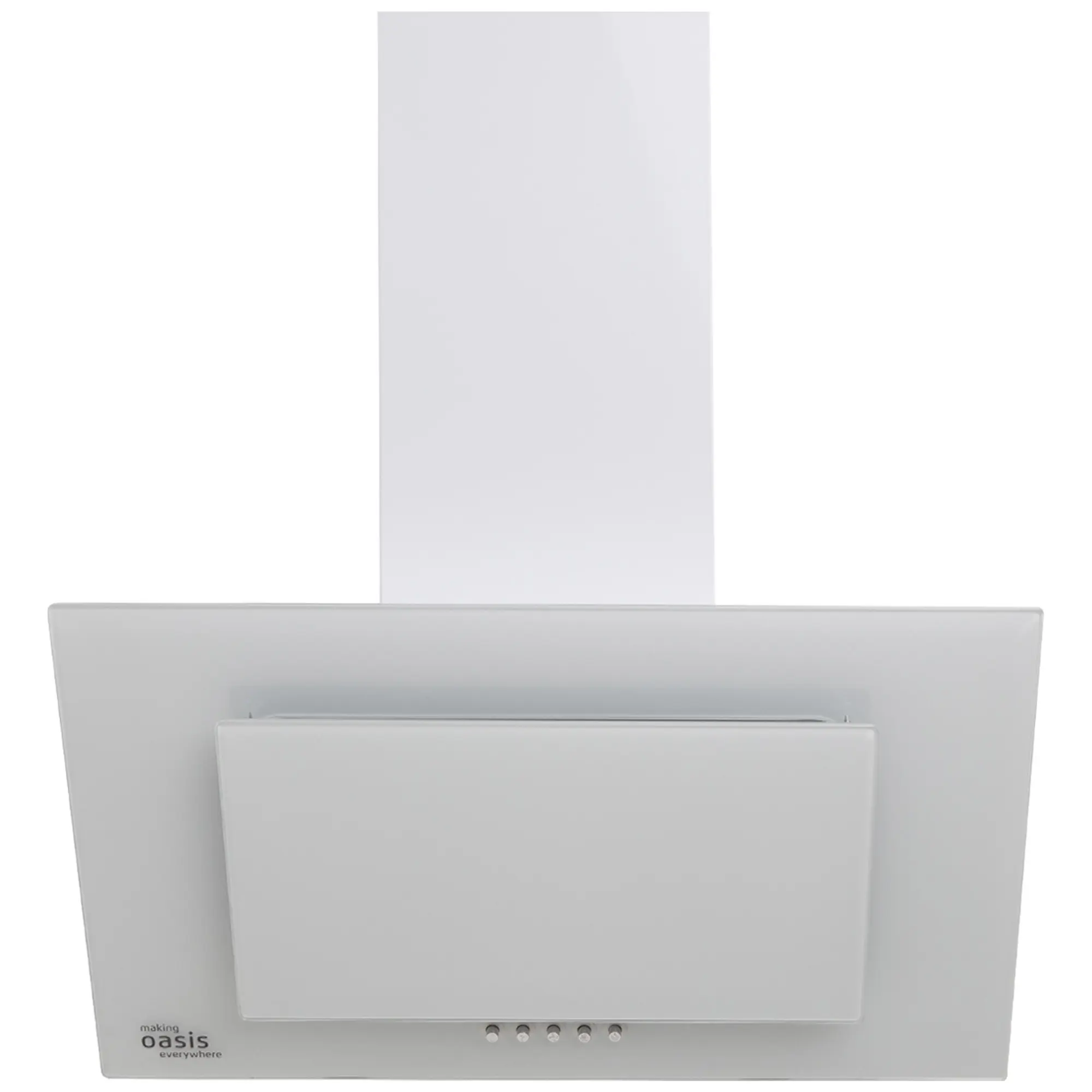 Изображение товара Наклонная вытяжка Making oasis everywhere Nd-60w 60 см цвет белый