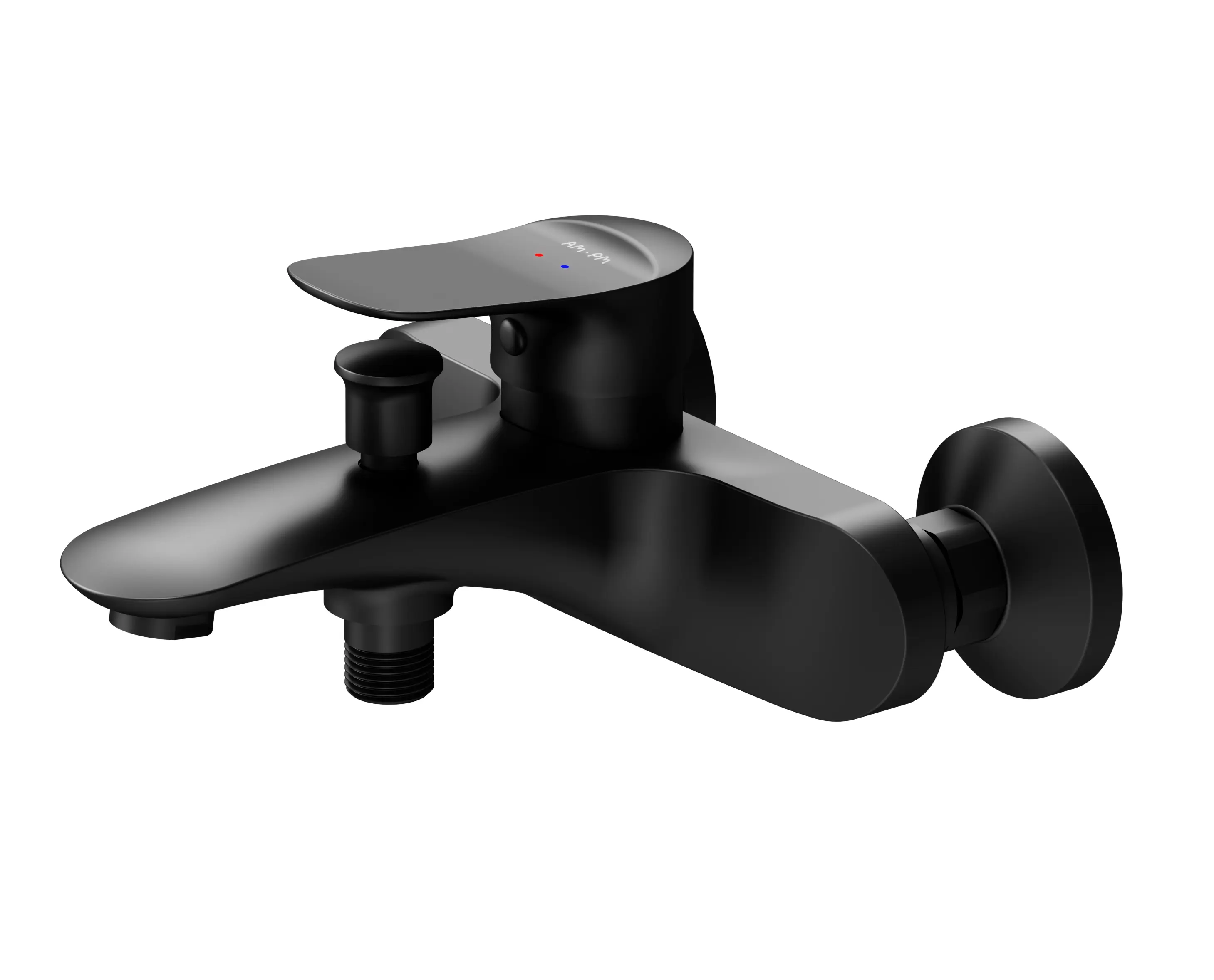 Изображение товара Однорычажный смеситель для ванны AM.PM F9ML1022 черный матовый латунь