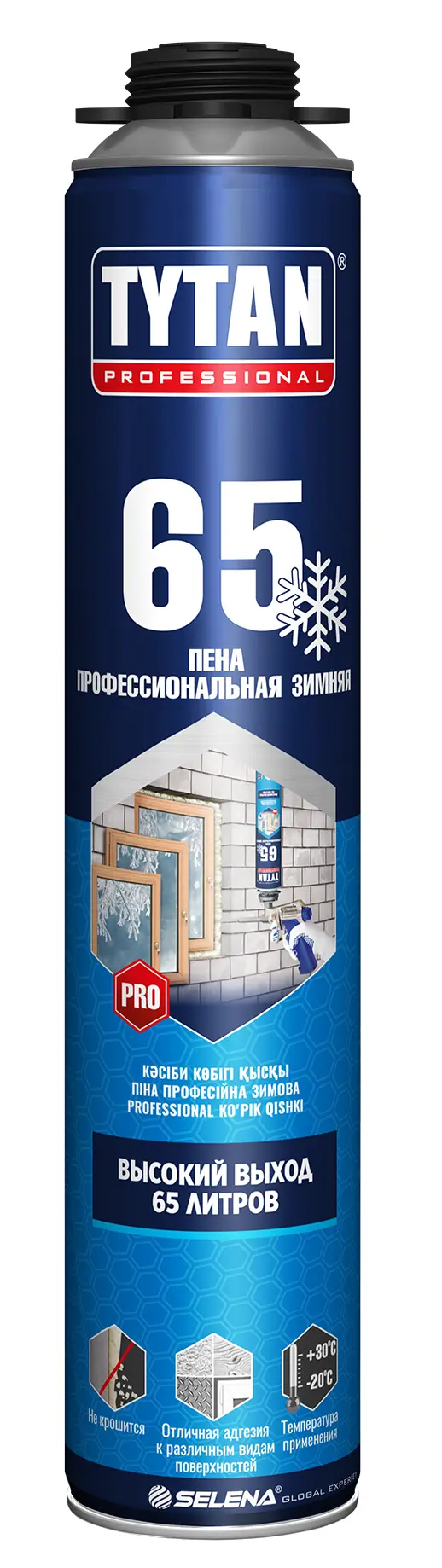 Изображение товара Пена монтажная профессиональная Tytan 65 зимняя 750 мл