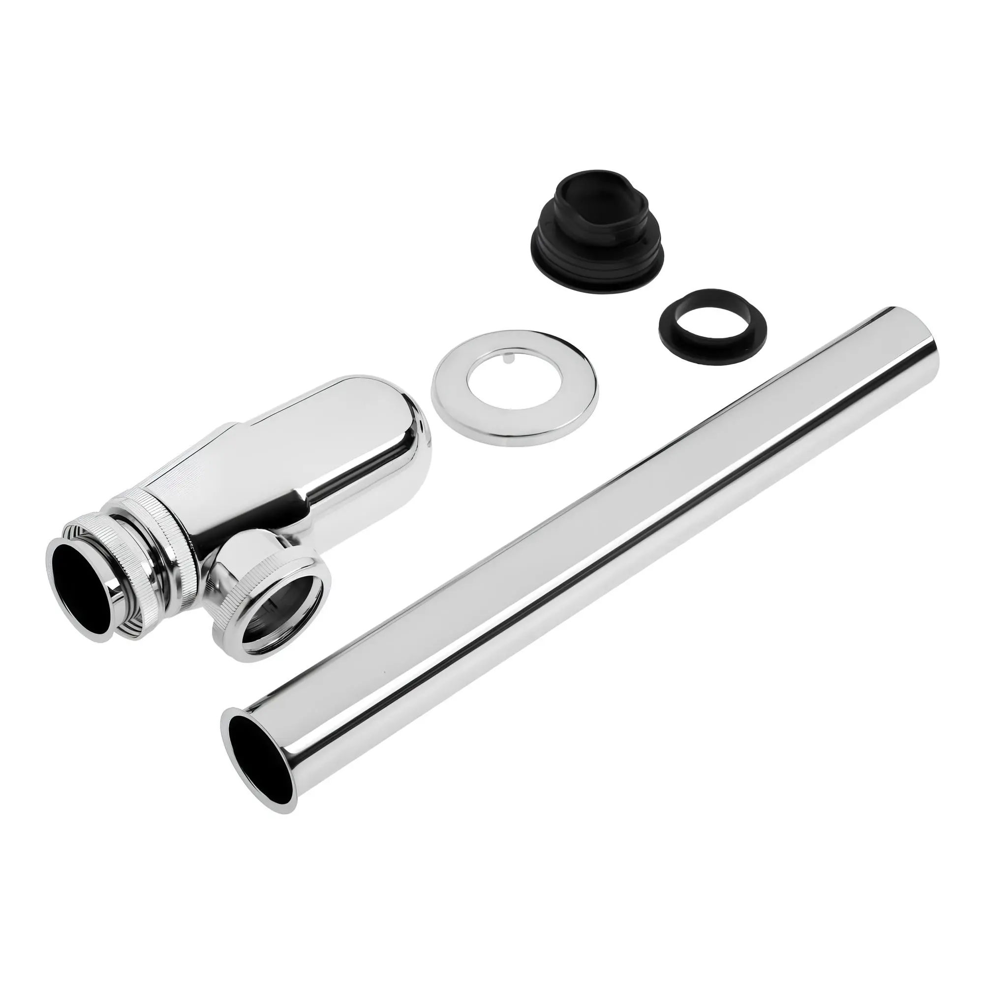 Изображение товара Сифон для раковины из нержавеющей стали 40 мм хромированный DK-810