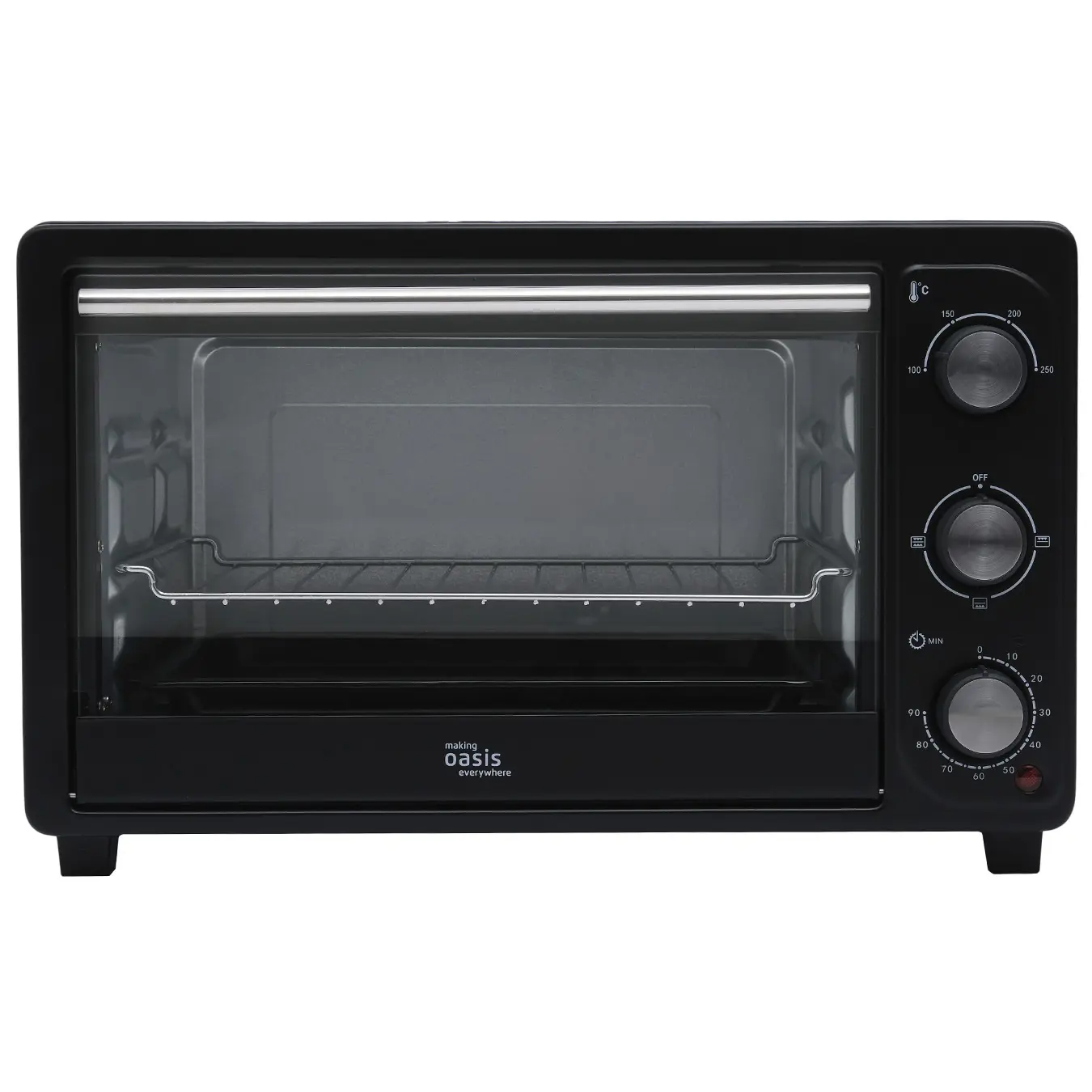 Изображение товара Электропечь 1500 Вт Making oasis everywhere М-S30B 49x30.5x36.3 см цвет черный