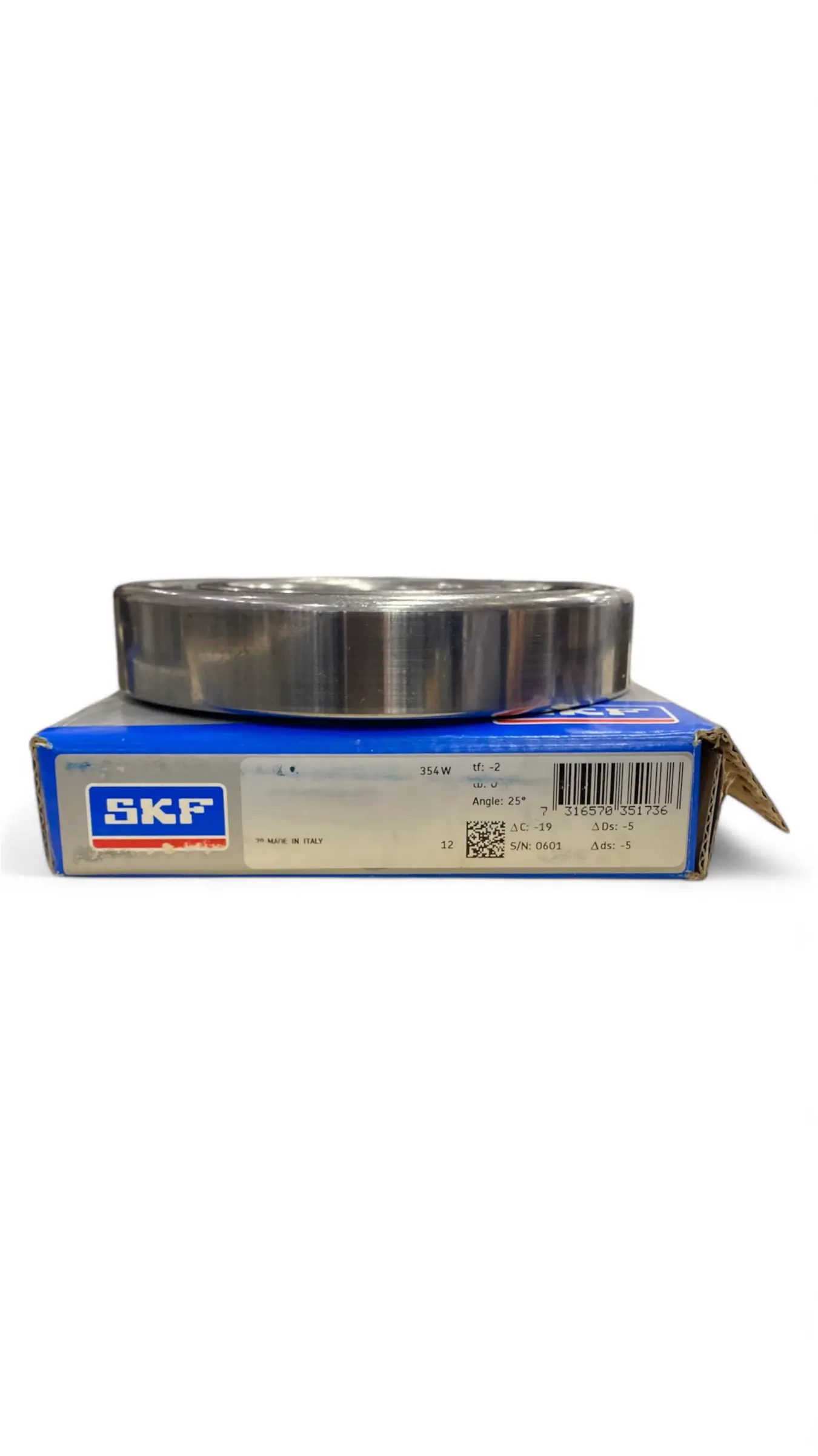 Изображение товара Подшипник шариковый радиально-упорный SKF 7209 BEP