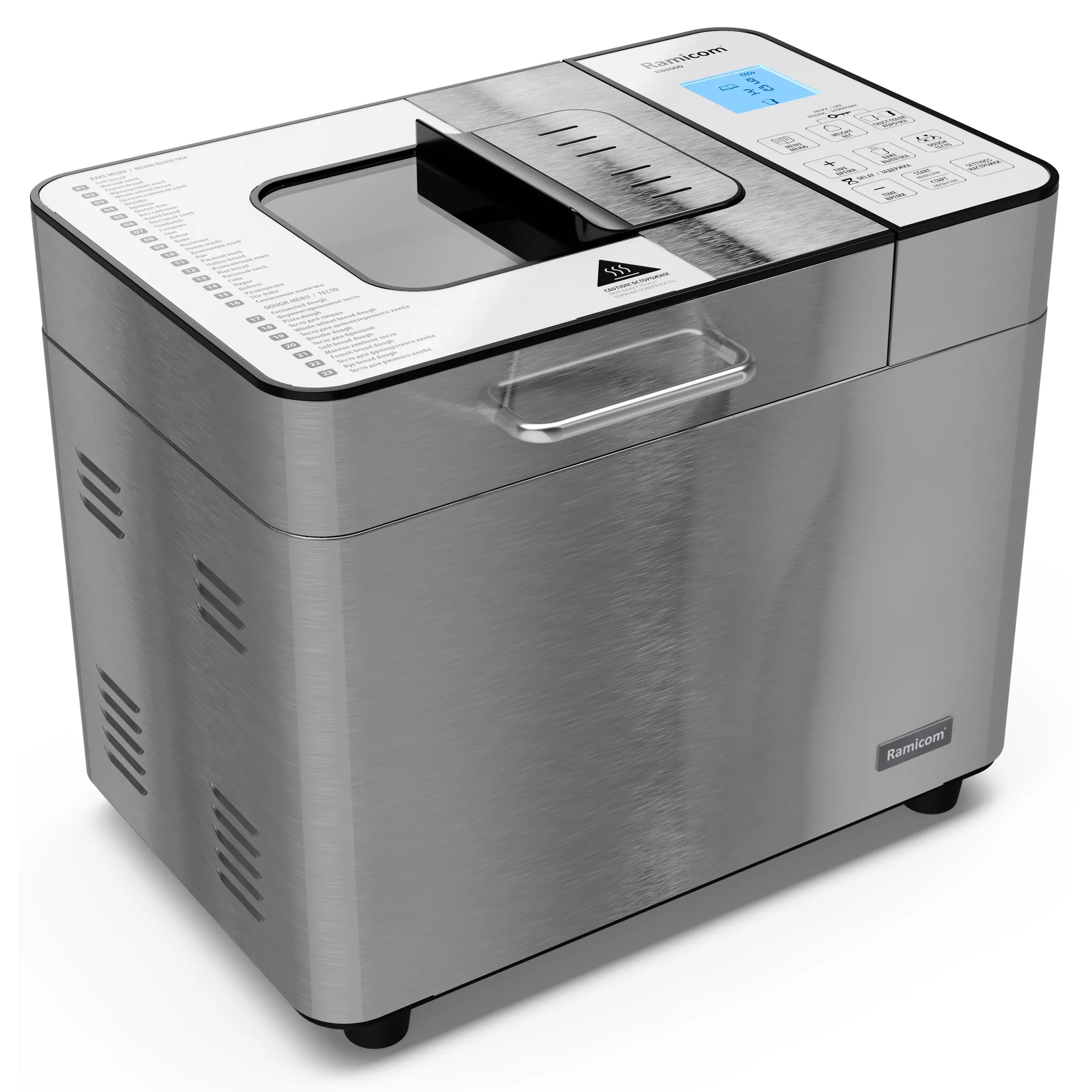 Изображение товара Хлебопечь Ramicom RB8000 23 программы 700 Вт цвет серебристый