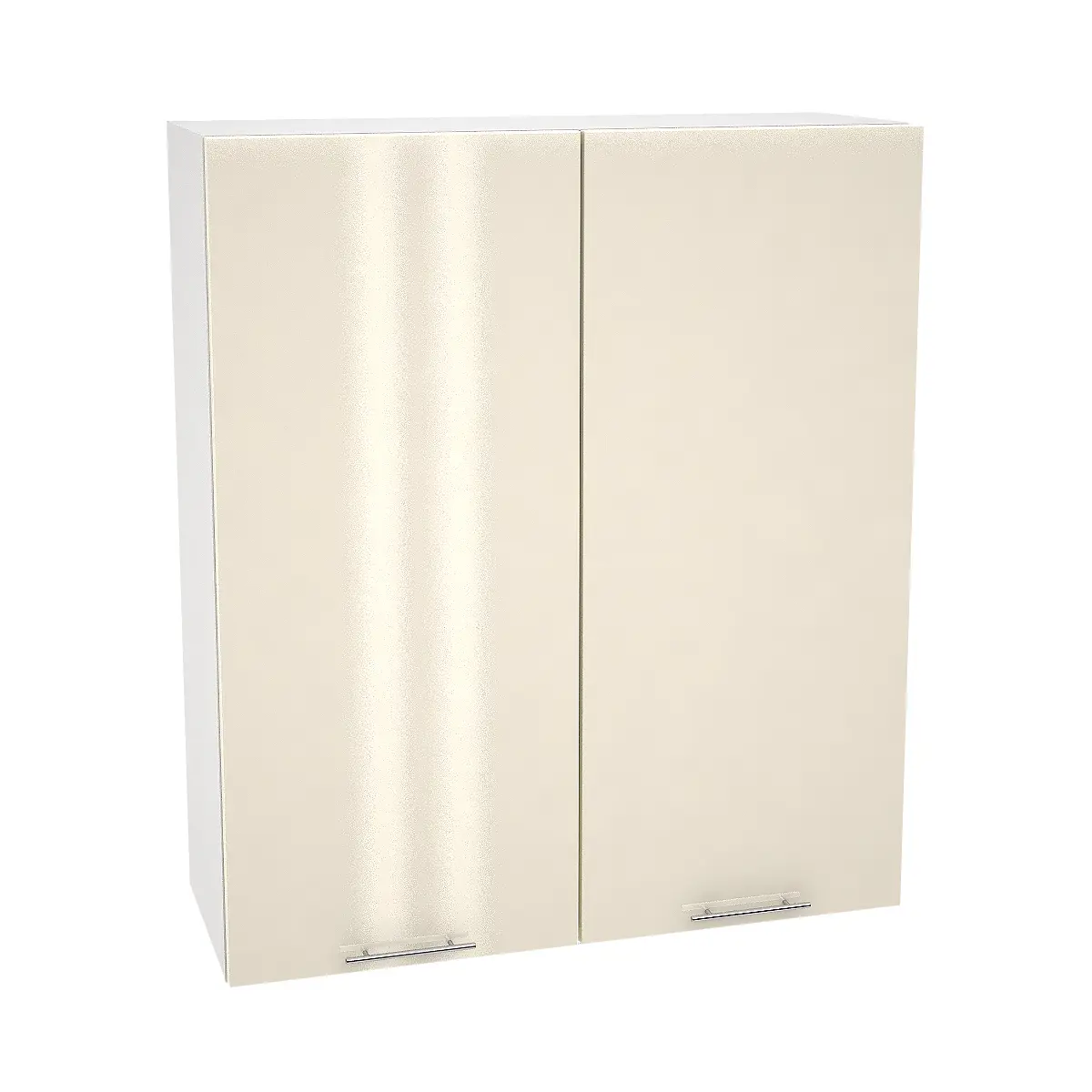 Изображение товара Навесной шкаф Василиса 80x92x31.80 см фасад ванильный МДФ каркас белый ЛДСП Kameol