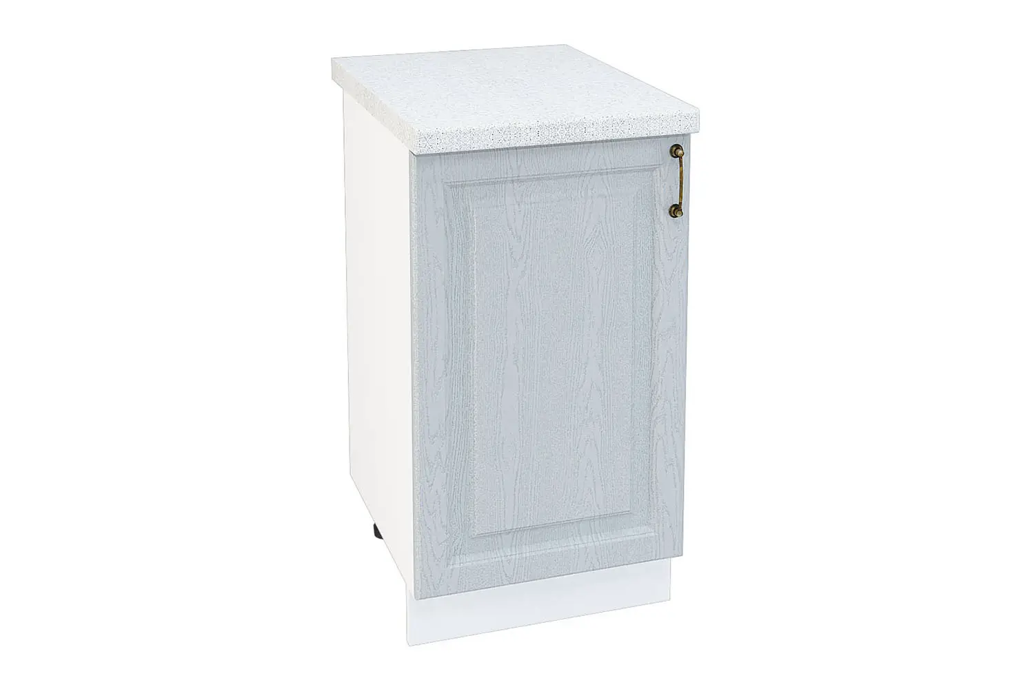 Изображение товара Напольный шкаф Франция 45x81.60x47.80 см фасад серо-коричневый МДФ каркас белый ЛДСП Kameol