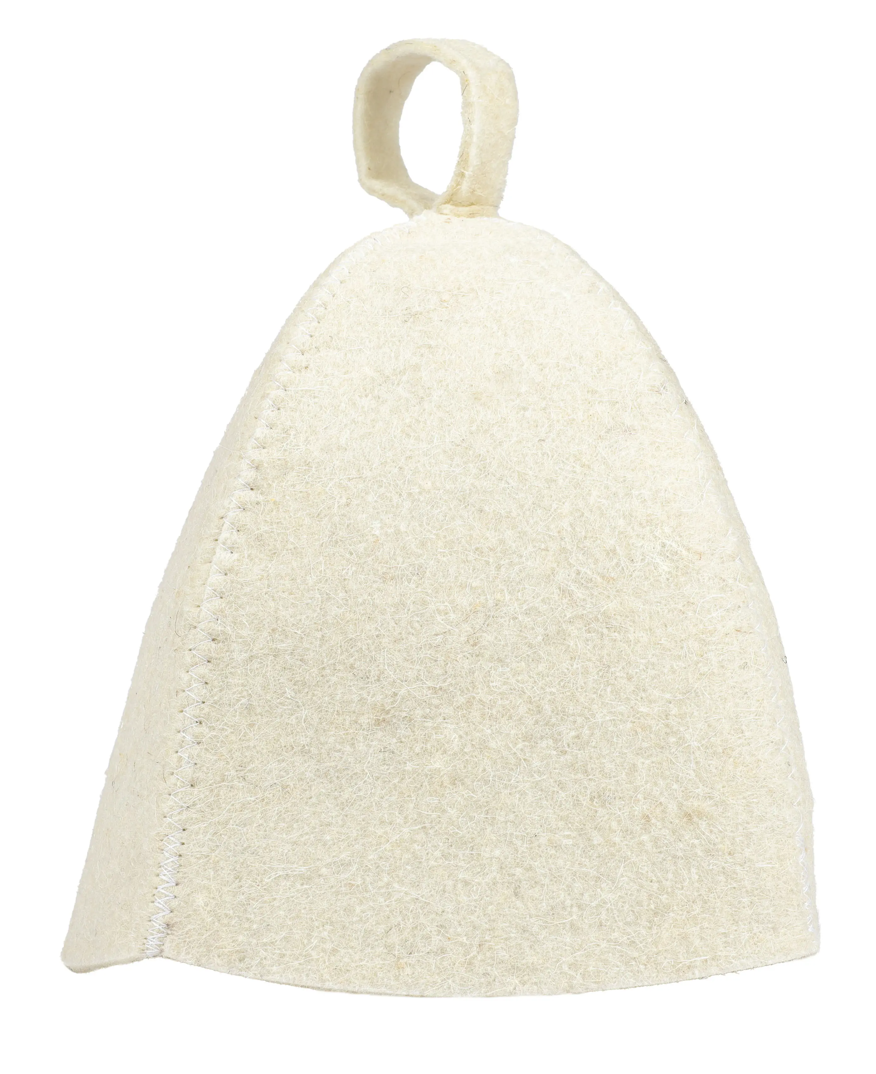 Изображение товара Шапка для бани войлок цвет белый