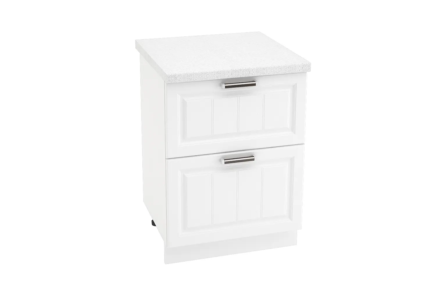 Изображение товара Напольный шкаф Чехия 60x81.60x47.80 см с ящиками фасад белый МДФ каркас белый ЛДСП Kameol УТ000507235