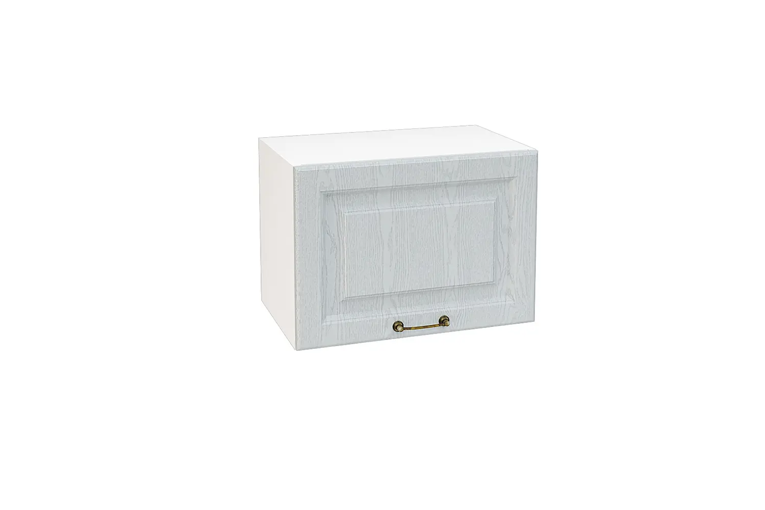 Изображение товара Навесной шкаф Франция 50x35.80x31.80 см фасад серо-коричневый МДФ каркас белый ЛДСП Kameol